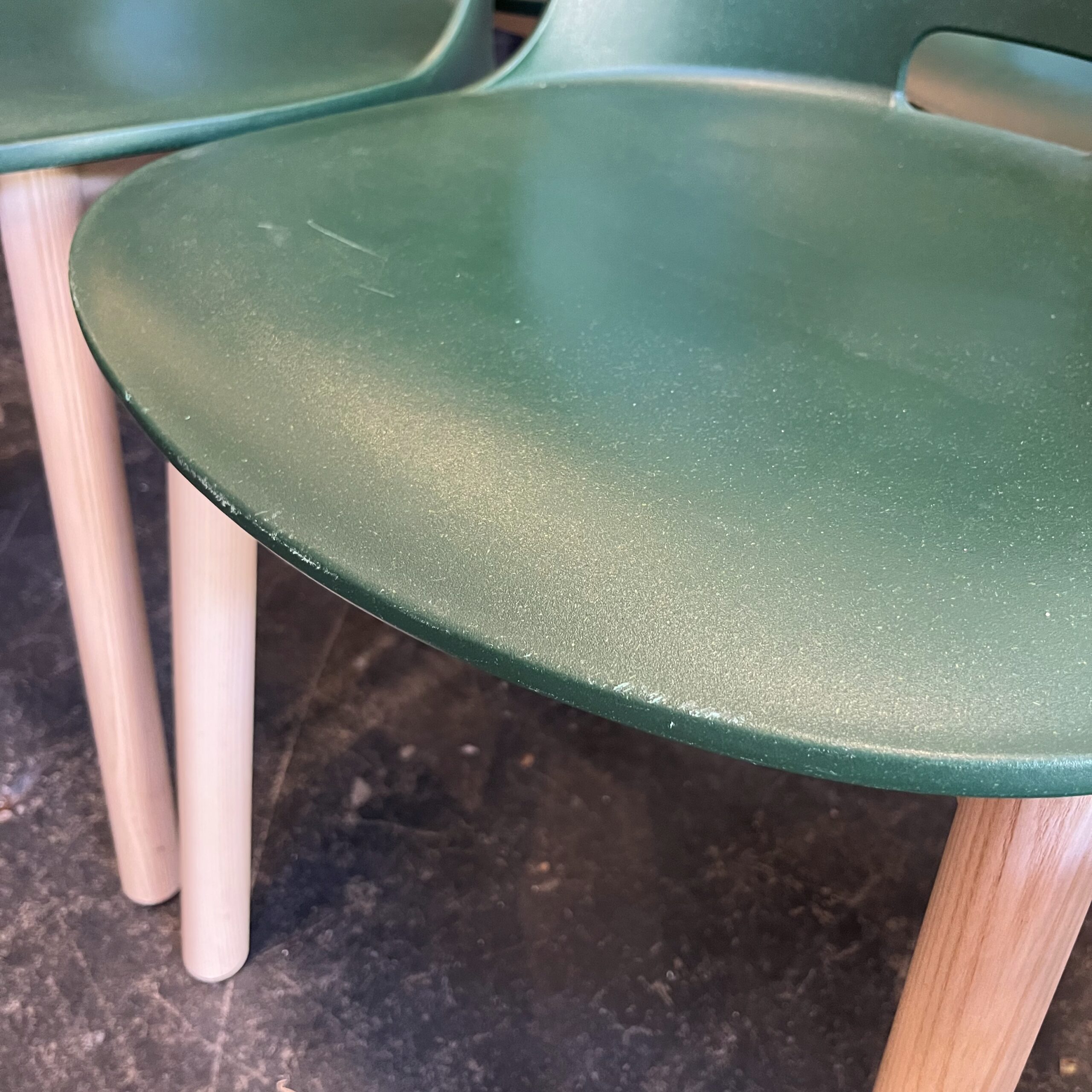 Emeco 'Alfi' Chair in Green - Coast Consignment