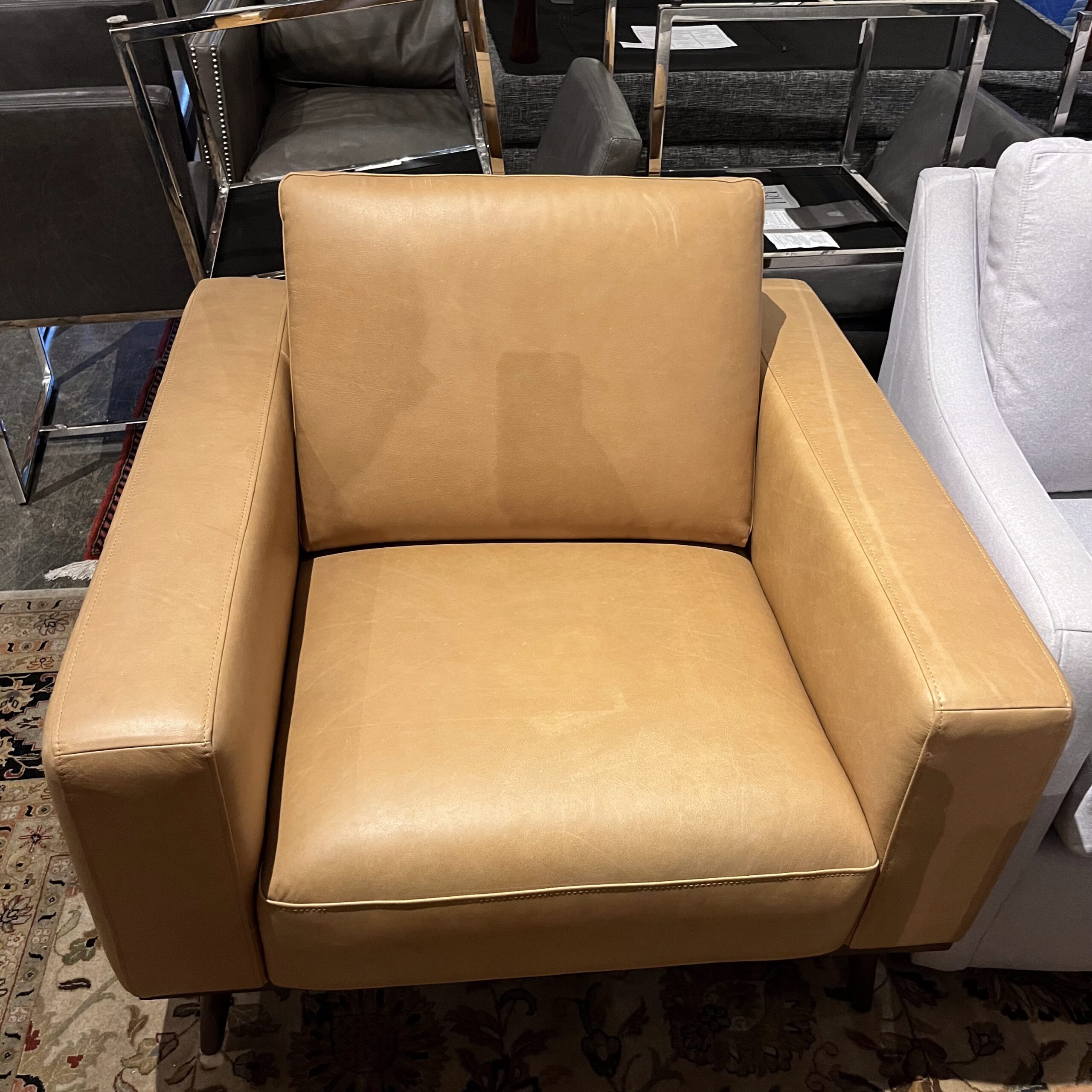 Charme Tan Lounge Chair