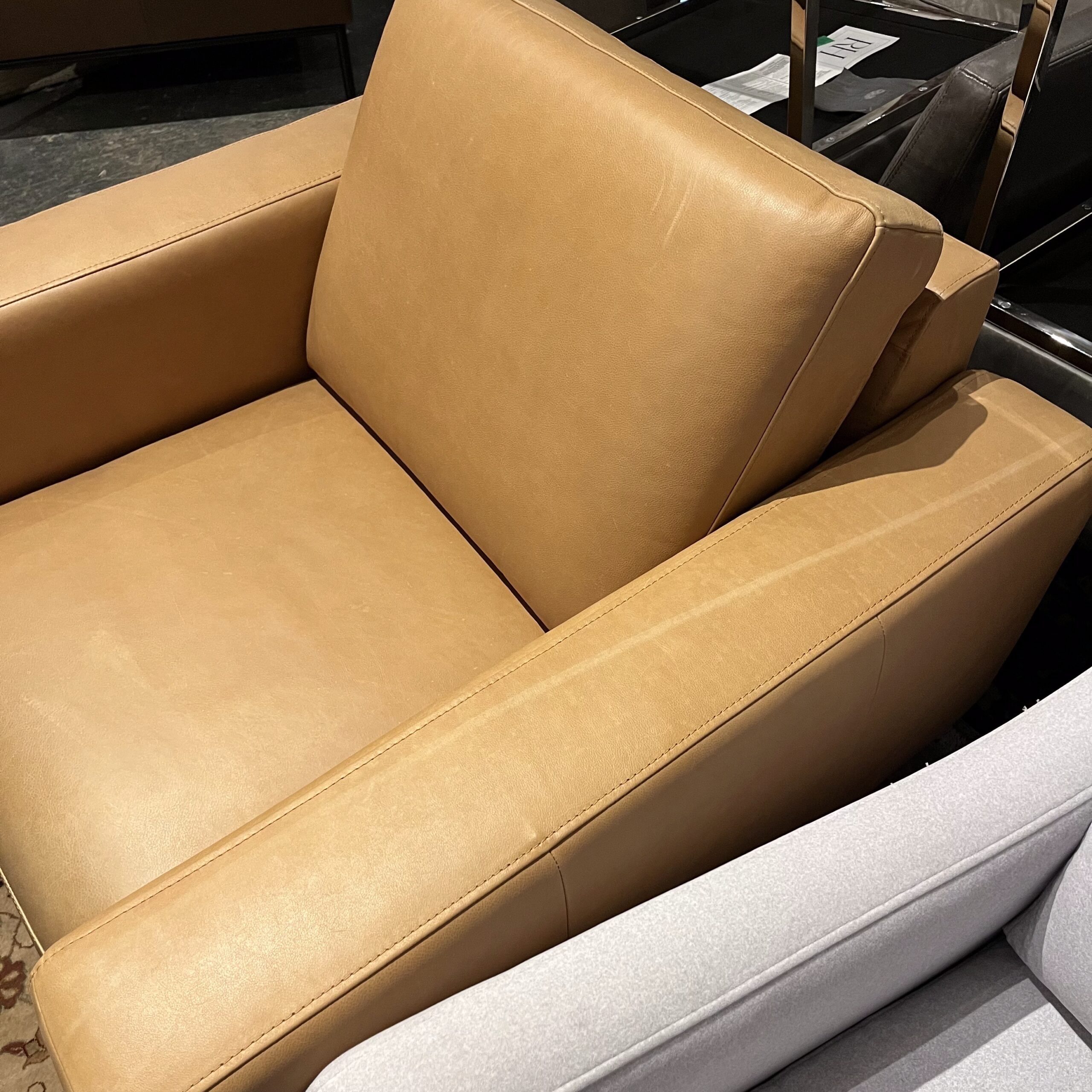 Charme Tan Lounge Chair