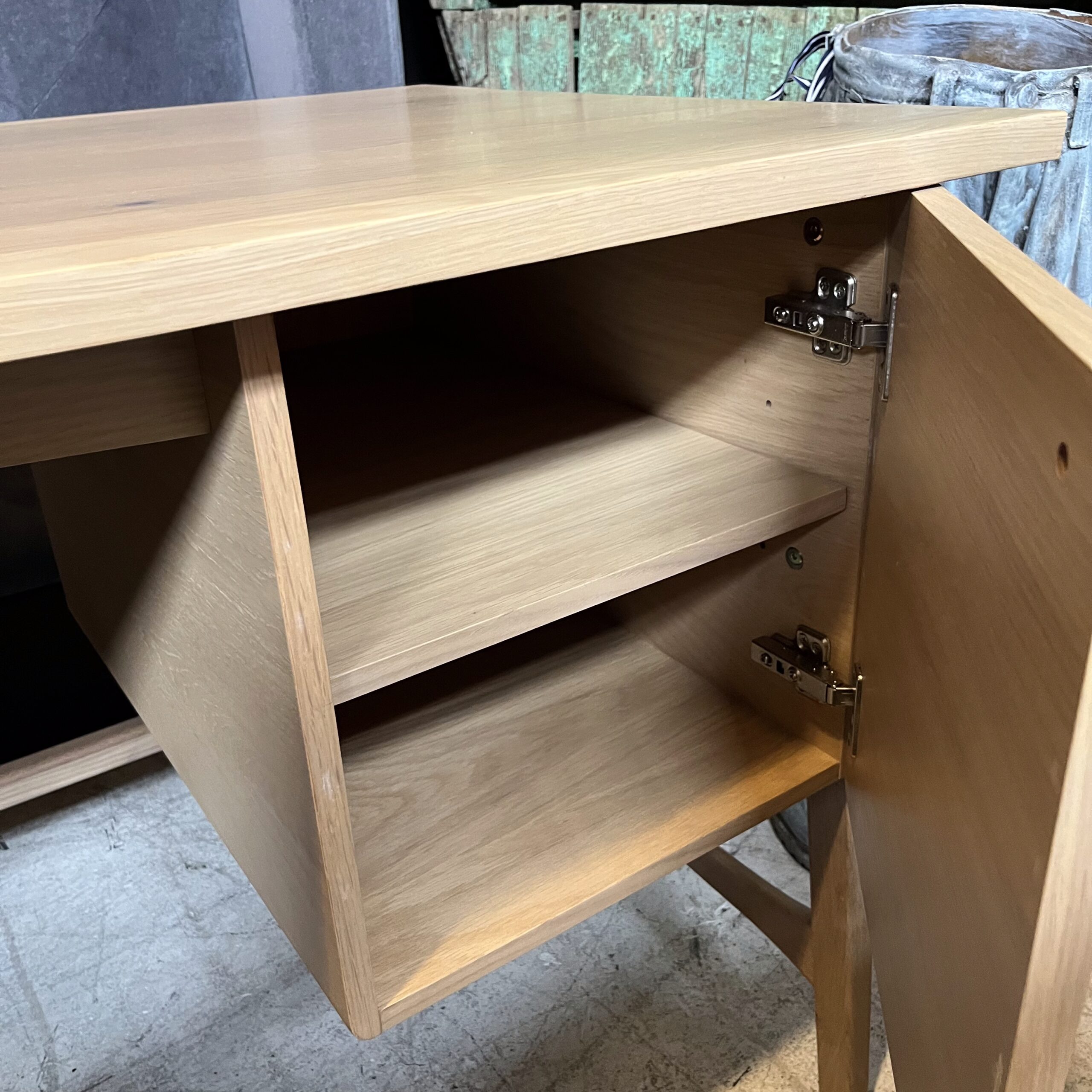 White Oak Executive Desk - Coast Consignment