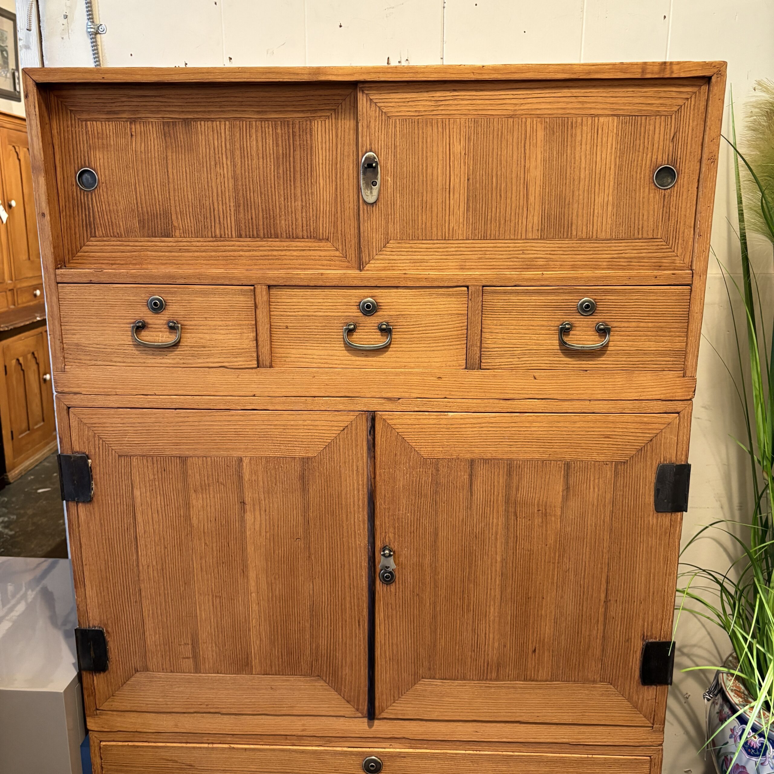 Vintage Japanese Stacking Tansu Chest - Coast Consignment