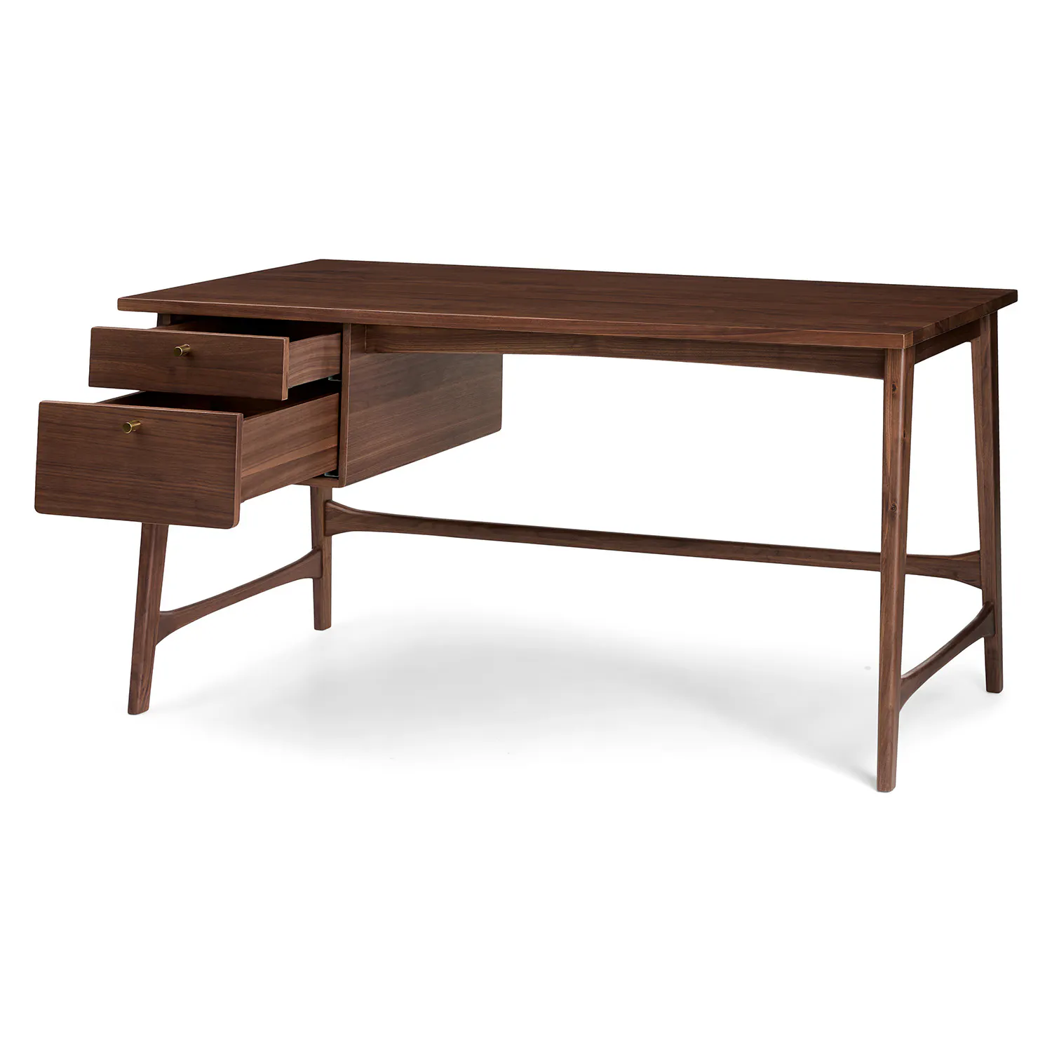 Walnut Writing Desk - Coast Consignment