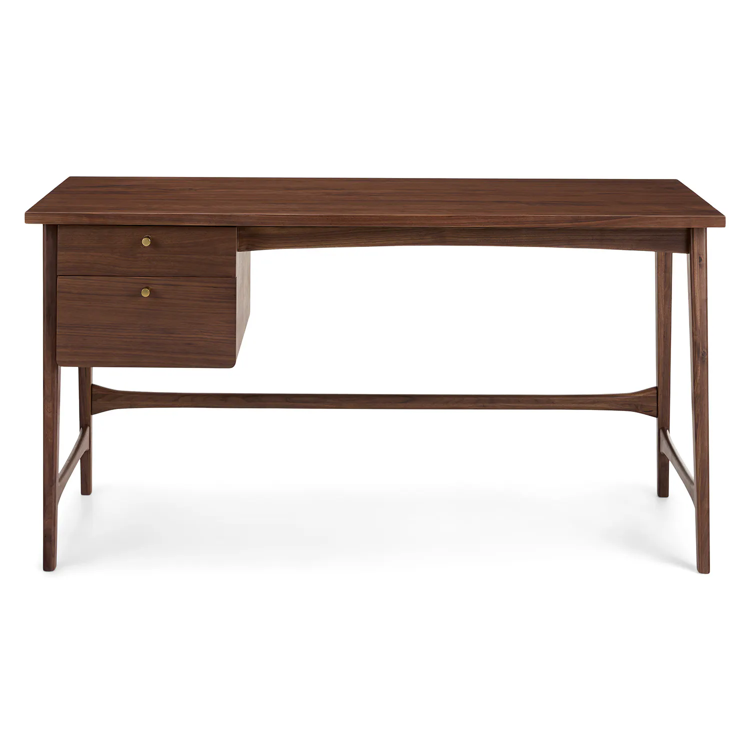 Walnut Writing Desk - Coast Consignment