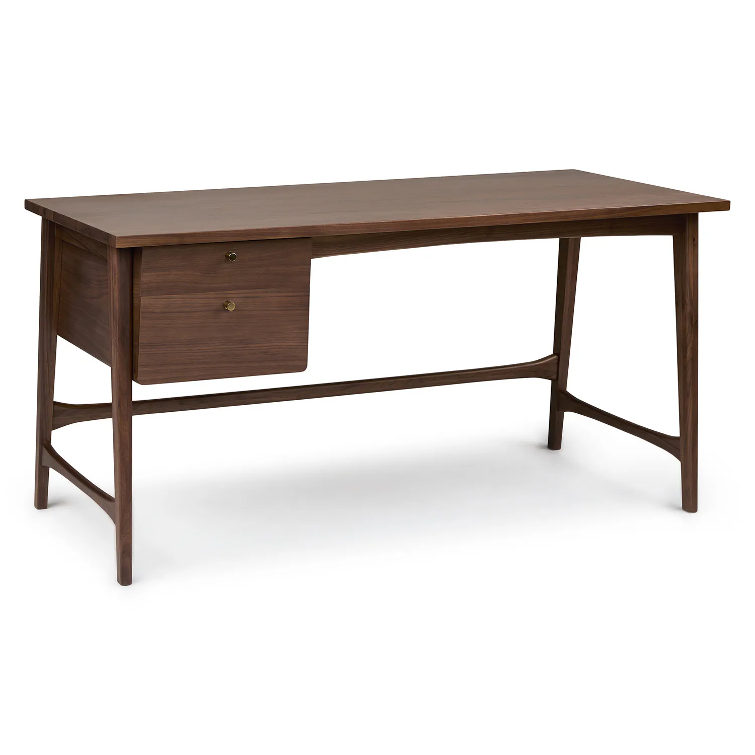 Walnut Writing Desk - Coast Consignment