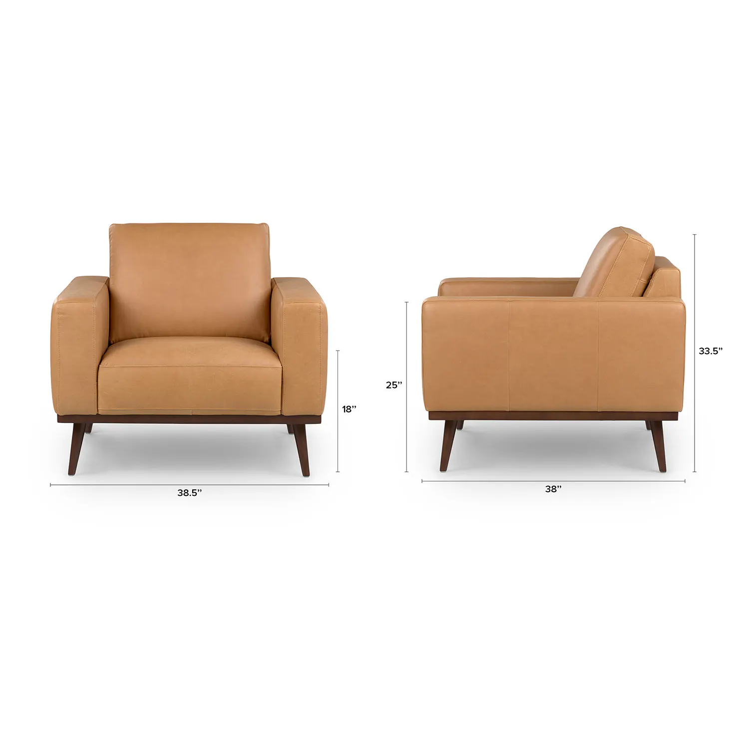 Charme Tan Lounge Chair