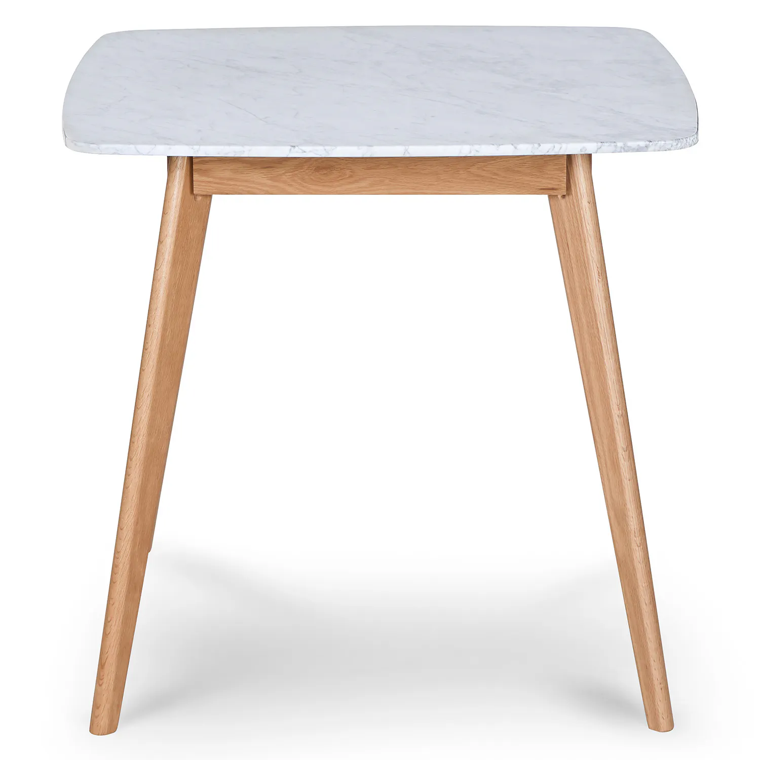 Oak Café Table with Marble Top - Coast Consignment