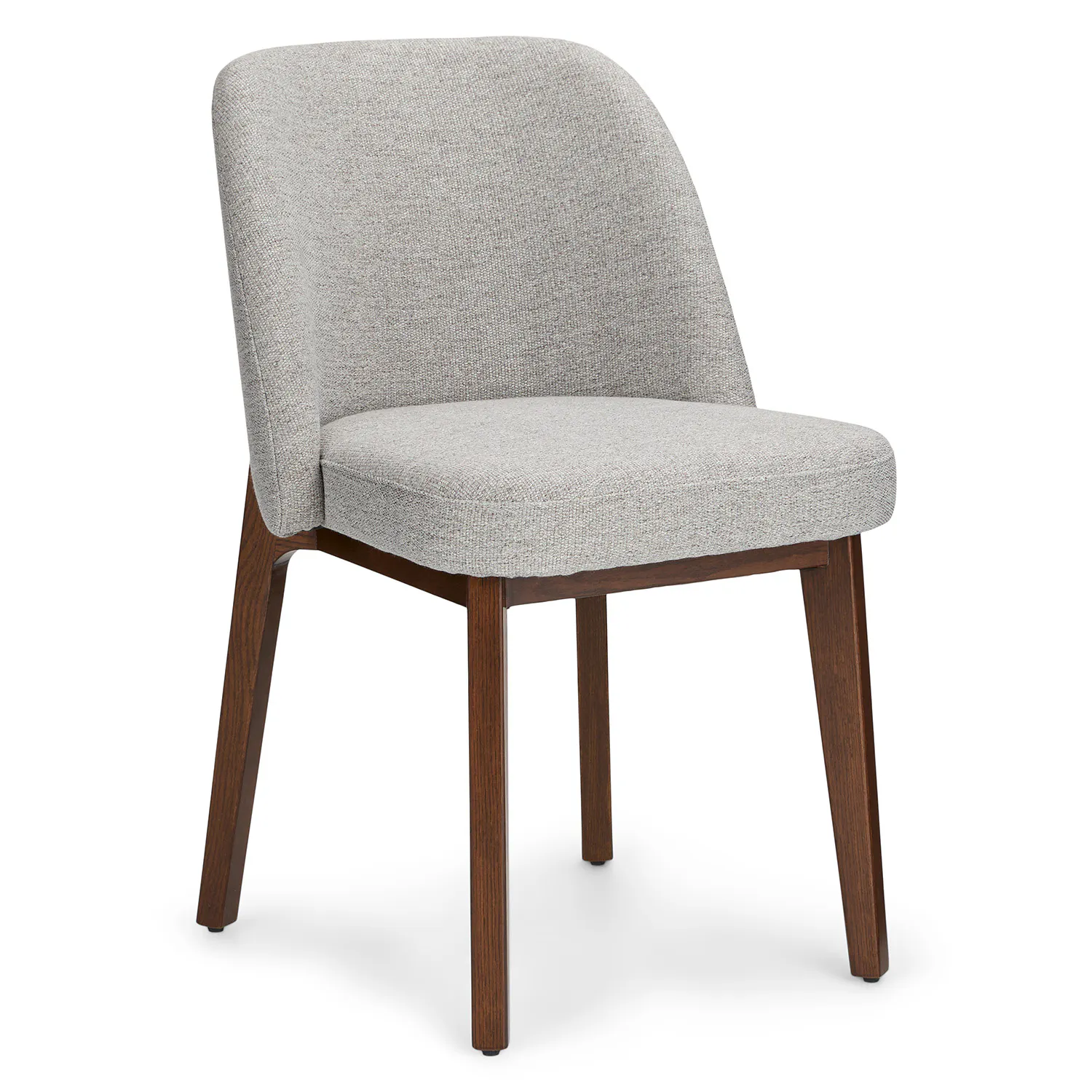 Walnut and Camellia Gray Dining Chair - Coast Consignment - image 1