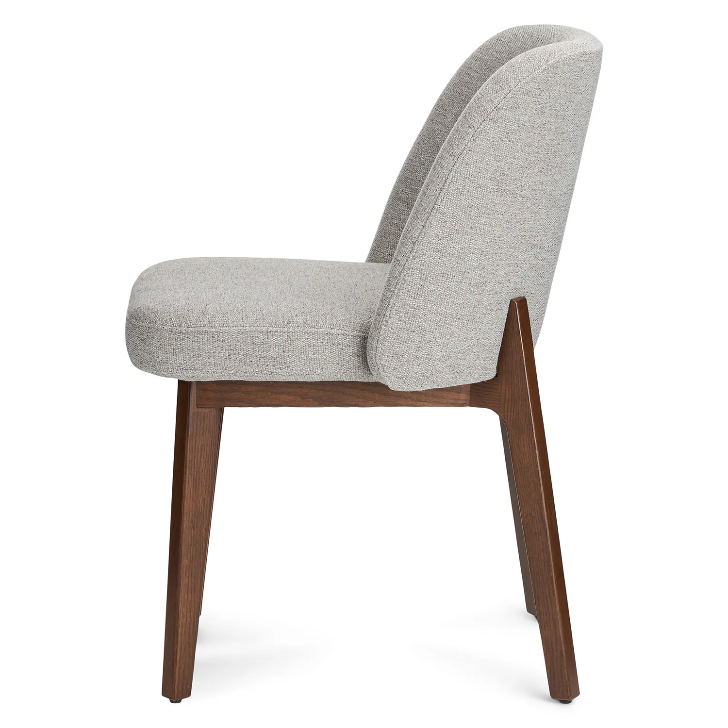 Walnut and Camellia Gray Dining Chair - Coast Consignment