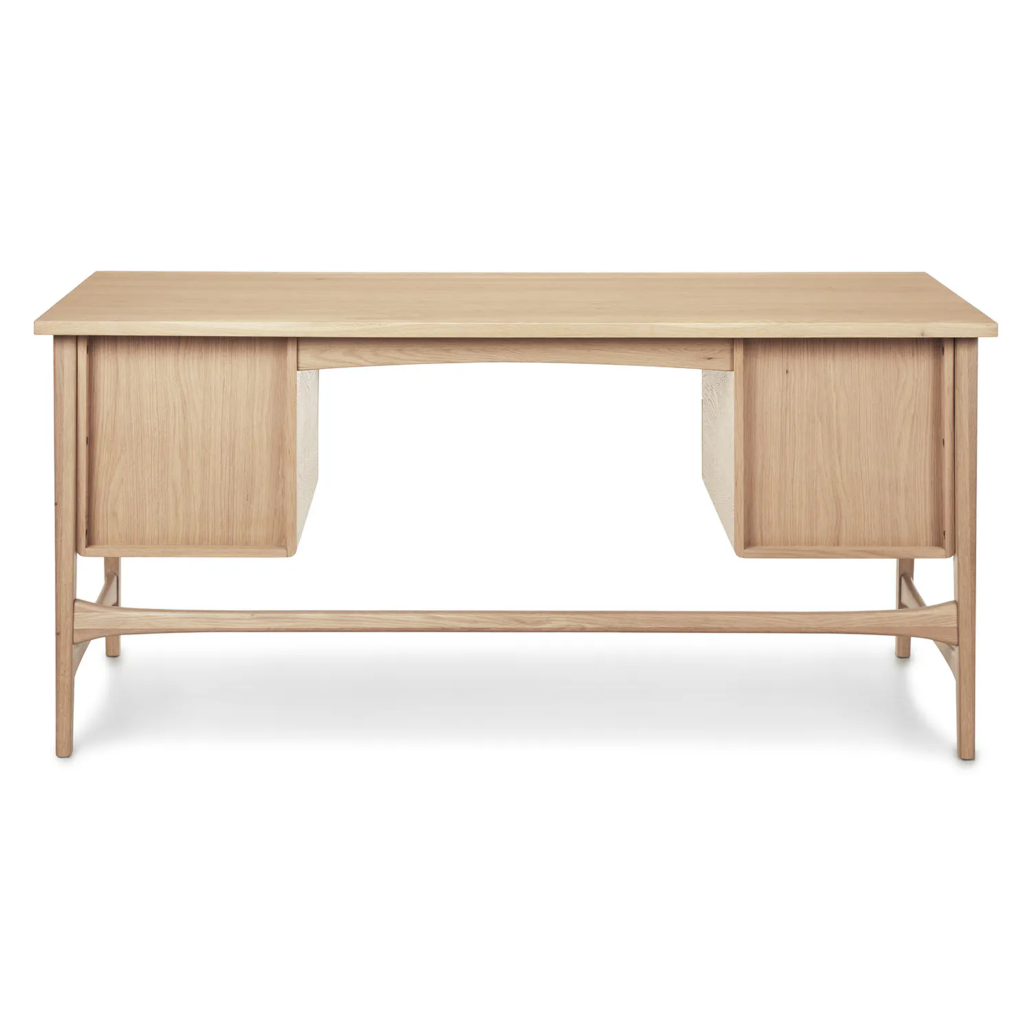 White Oak Executive Desk - Coast Consignment
