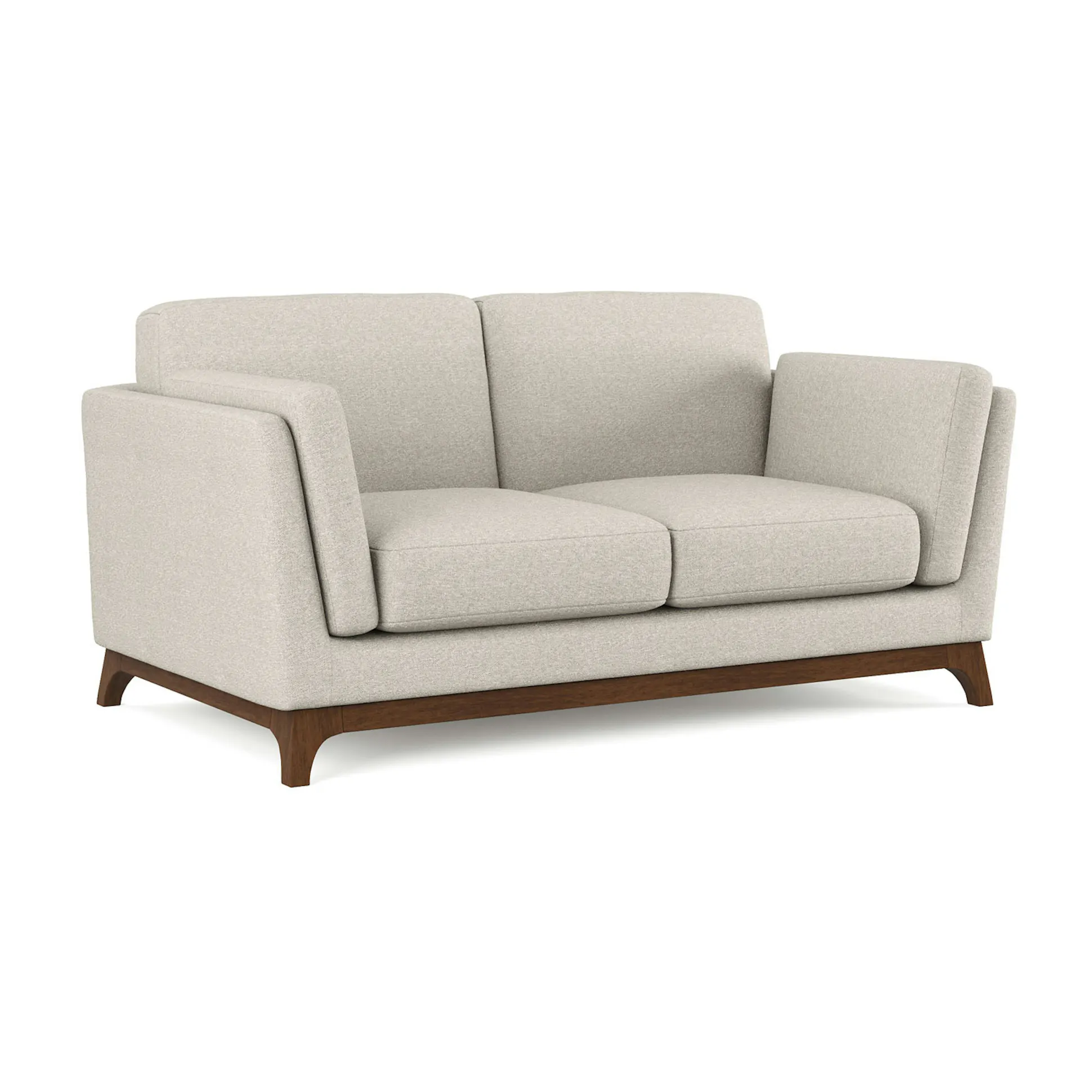 Chalk Grey Loveseat - Coast Consignment - image 1
