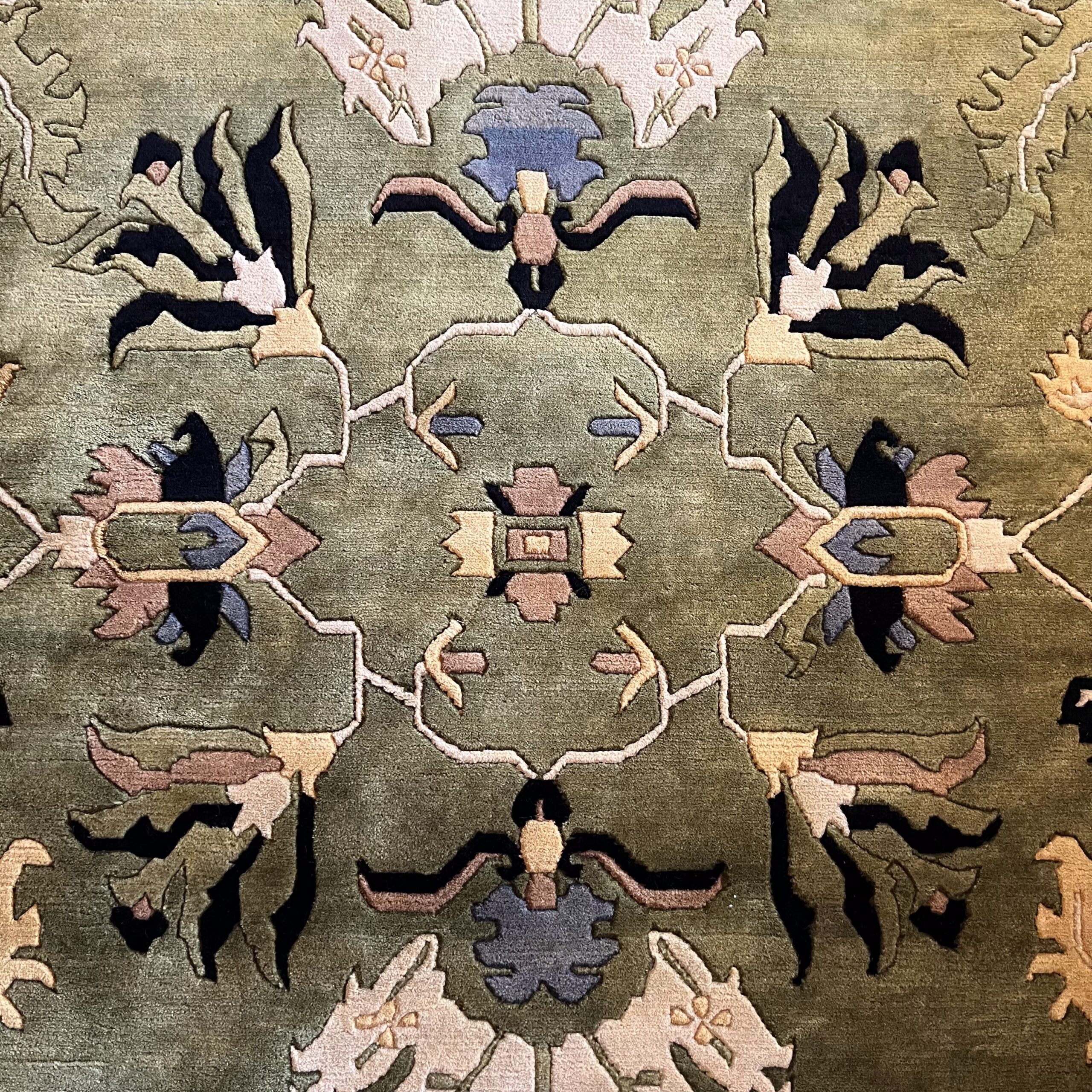 Oushak 'Lhasa' Wool Rug - 7'11x9'8 - Coast Consignment