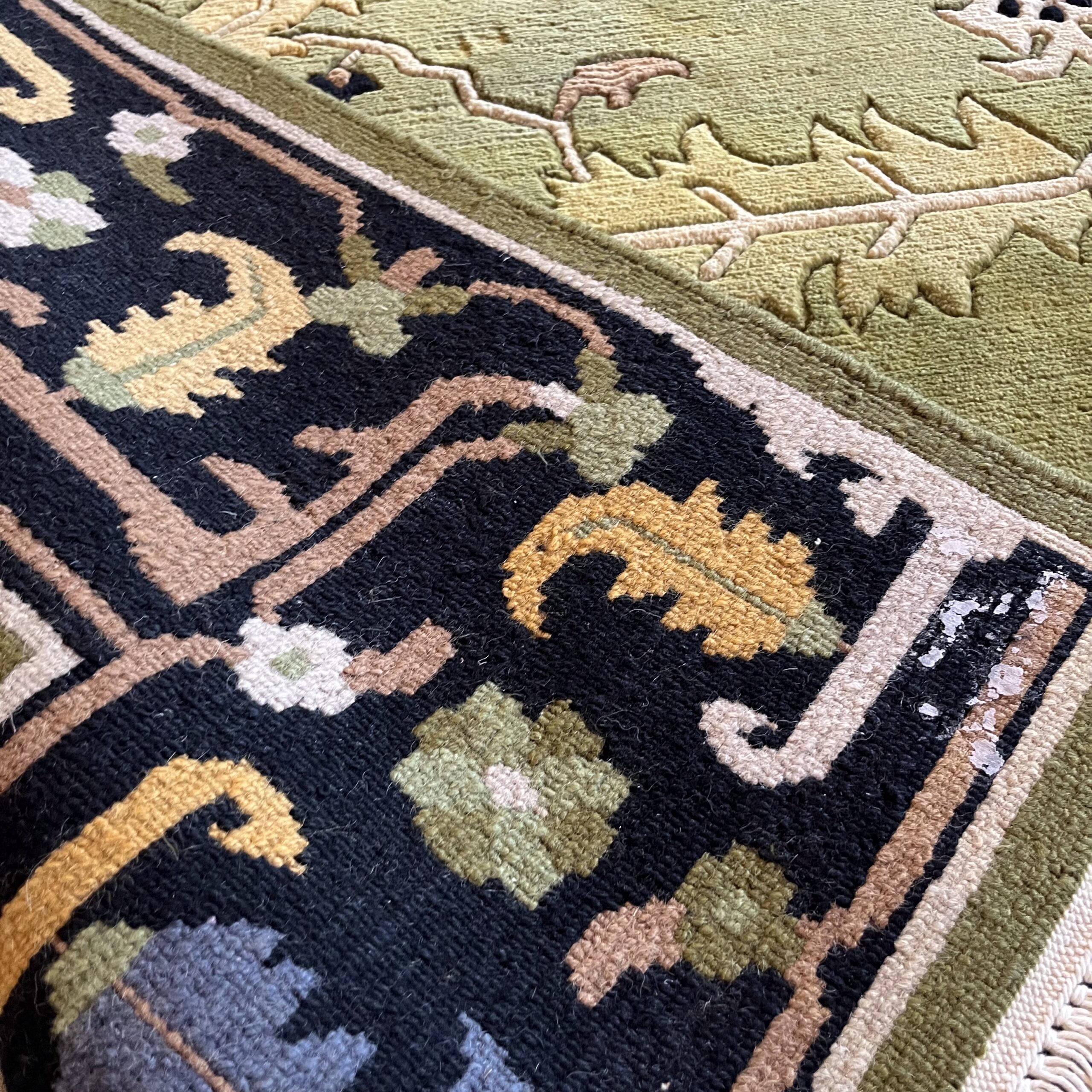 Oushak 'Lhasa' Wool Rug - 7'11x9'8 - Coast Consignment