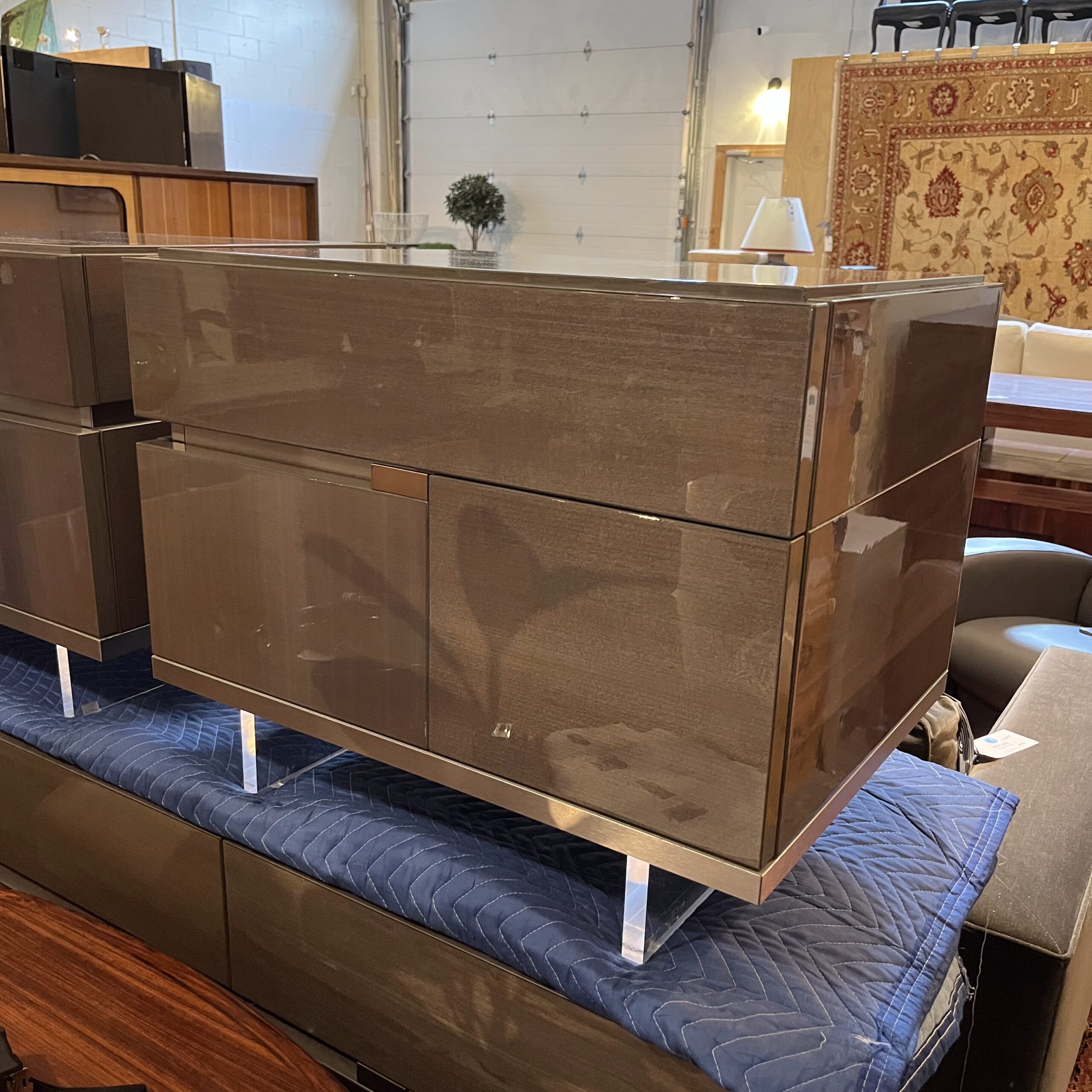 Pair of ALF Italia 'Athena' Bedside Tables - Coast Consignment