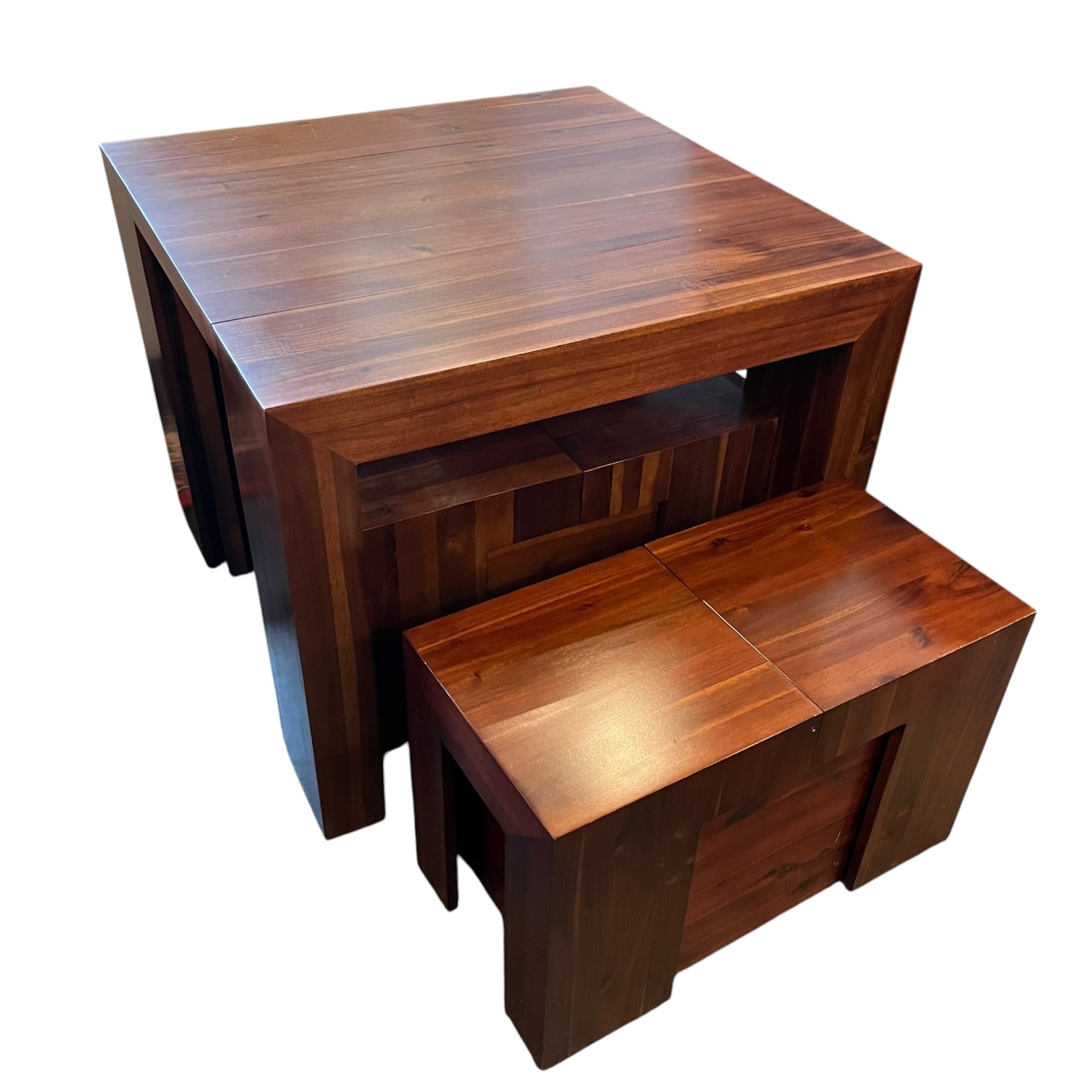 Transformer Solid Wood Extendable Dining Set - Coast Consignment - image 1