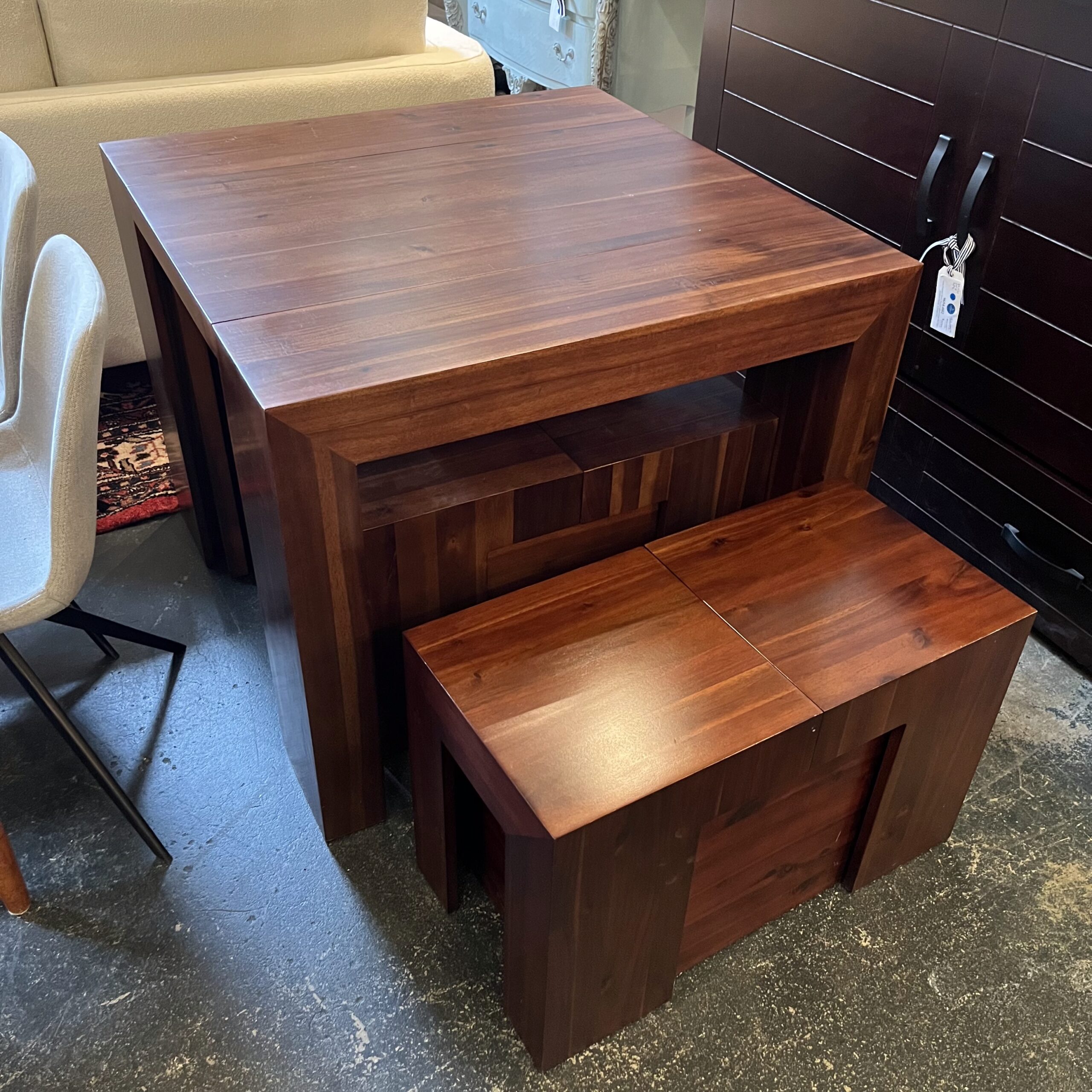 Transformer Solid Wood Extendable Dining Set - Coast Consignment