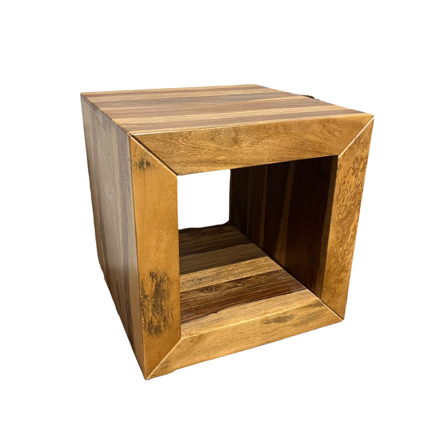 Wood Cube - Coast Consignment - image 1
