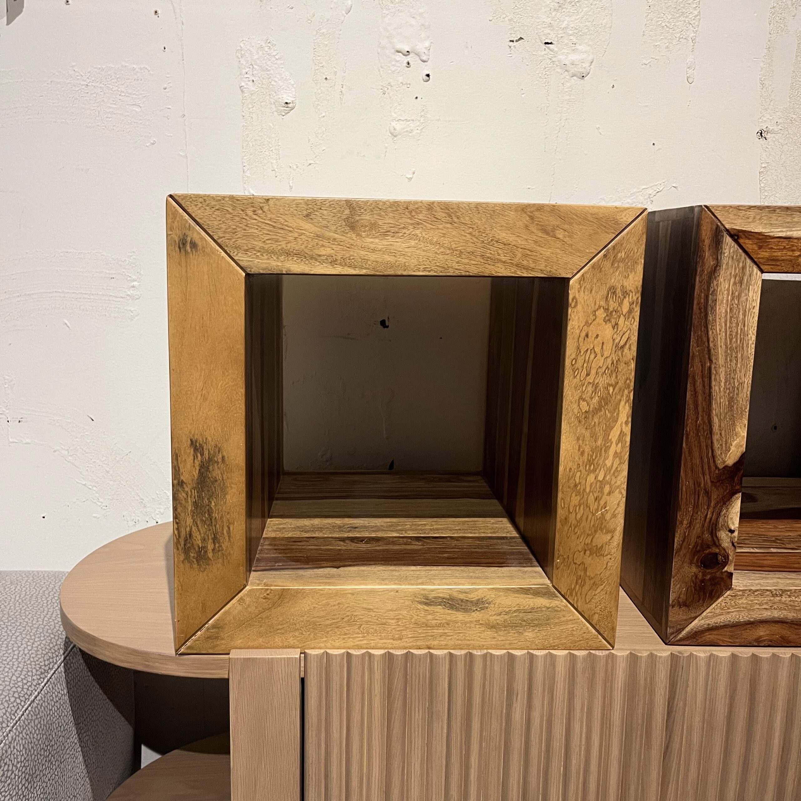 Wood Cube - Coast Consignment