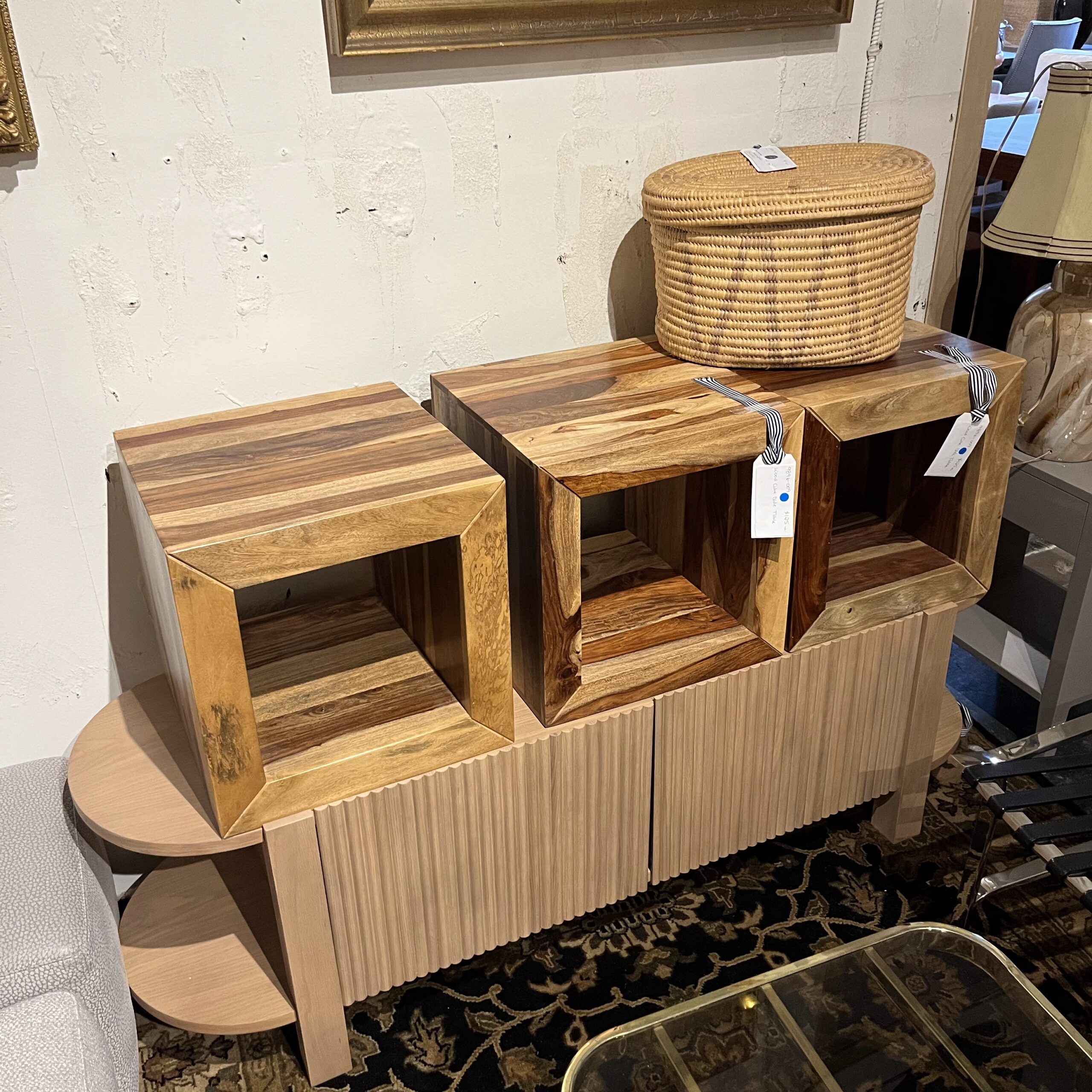 Wood Cube - Coast Consignment