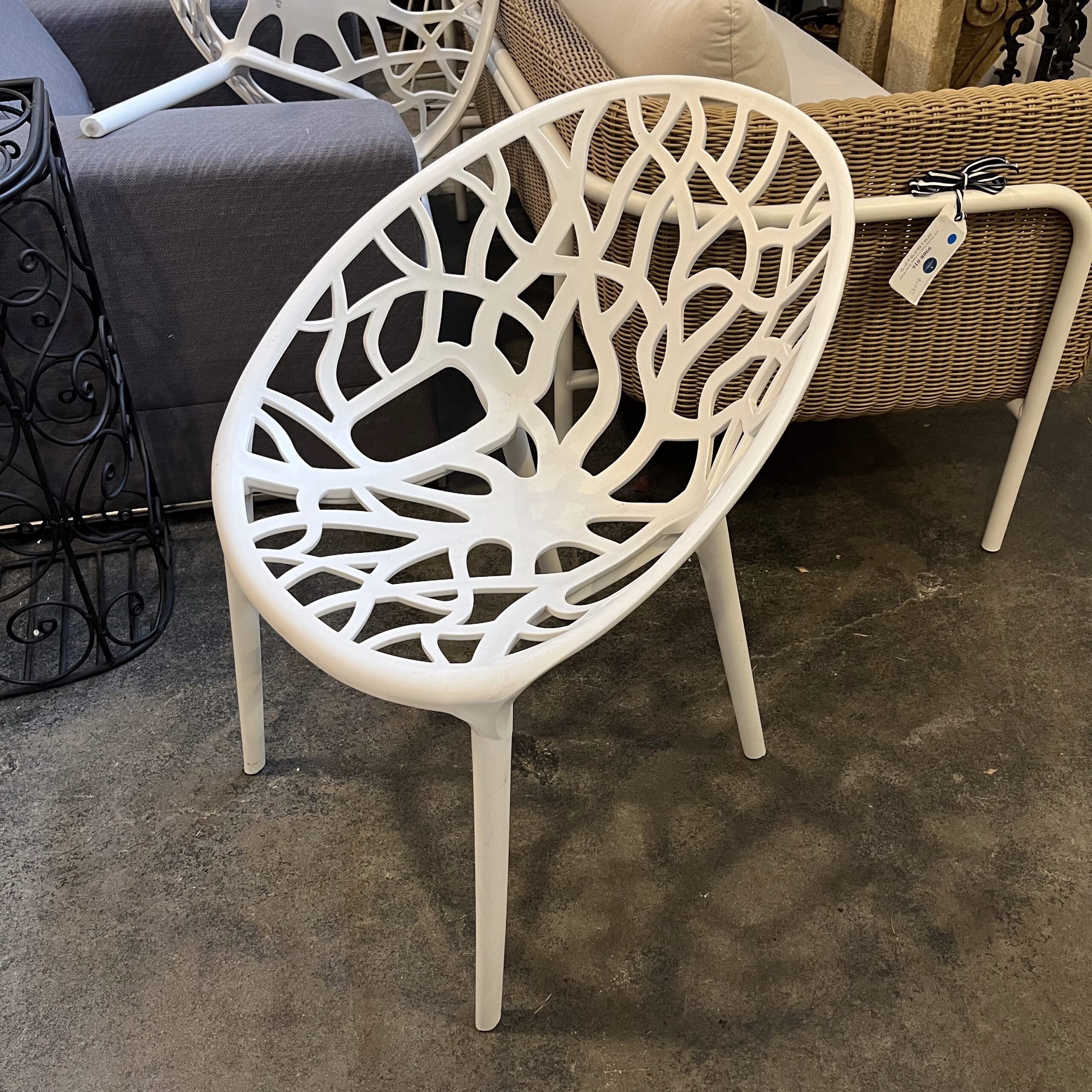 Pair of Compania Crystal Style Patio Chairs - Coast Consignment