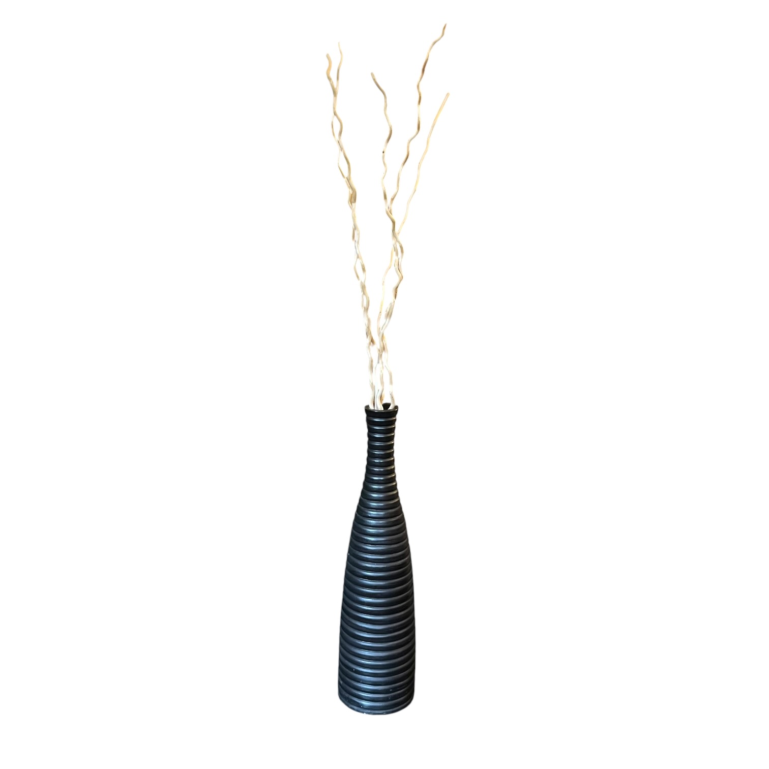 Tall Ribbed Floor Vase - Coast Consignment