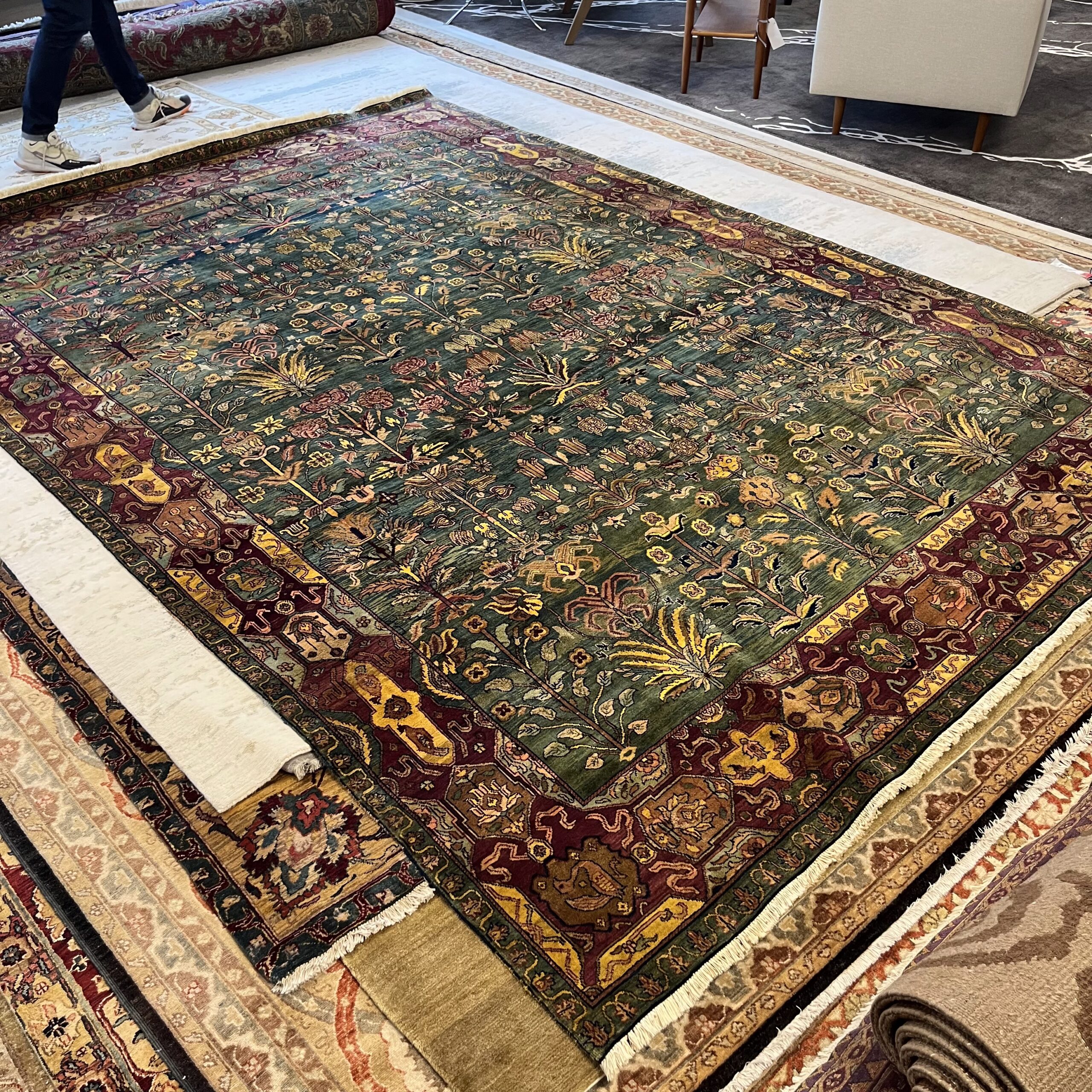 Indo-Persian Rug - 8'2x11'8 - Coast Consignment