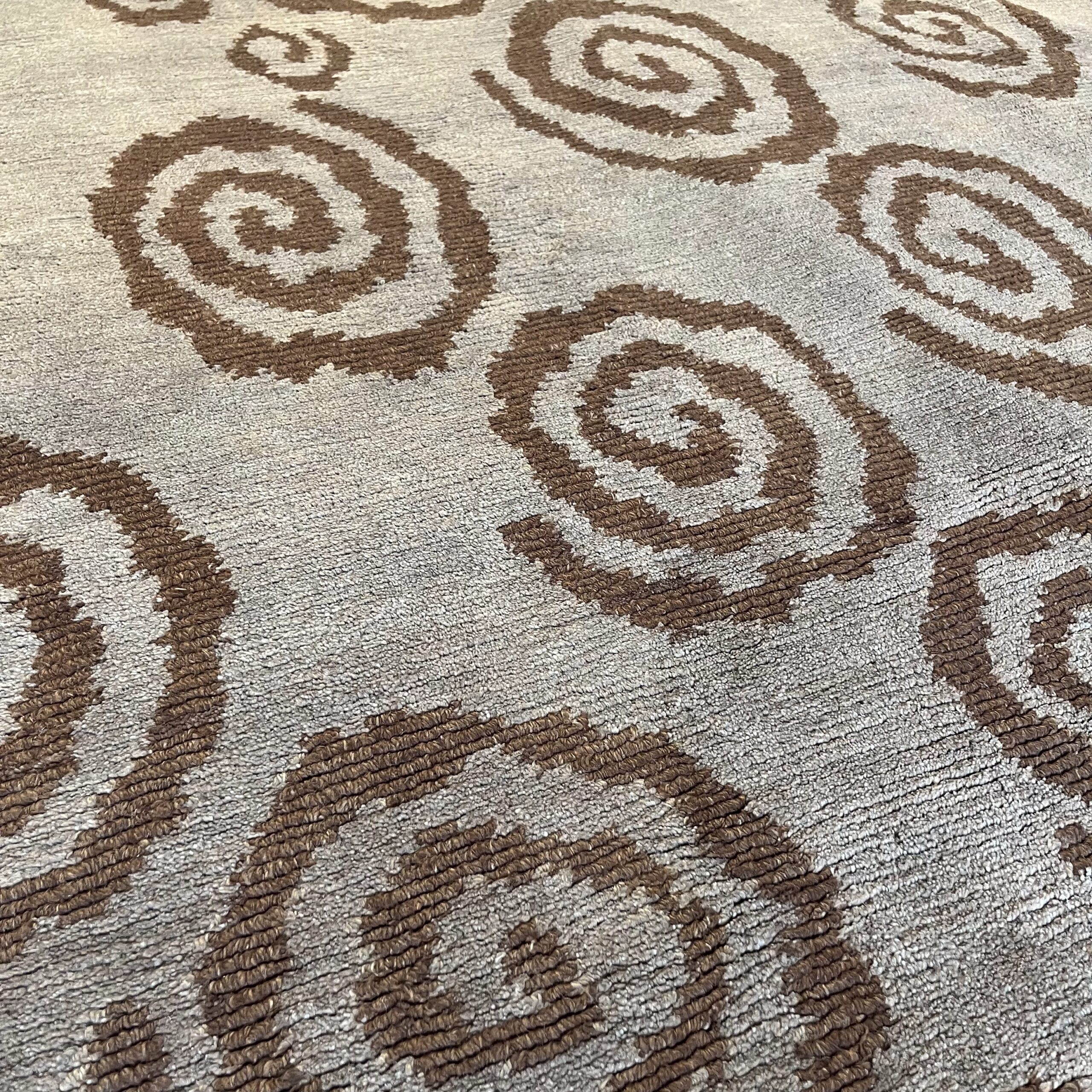 Espresso Swirls Tufenkian Rug - 8'8x11'6 - Coast Consignment