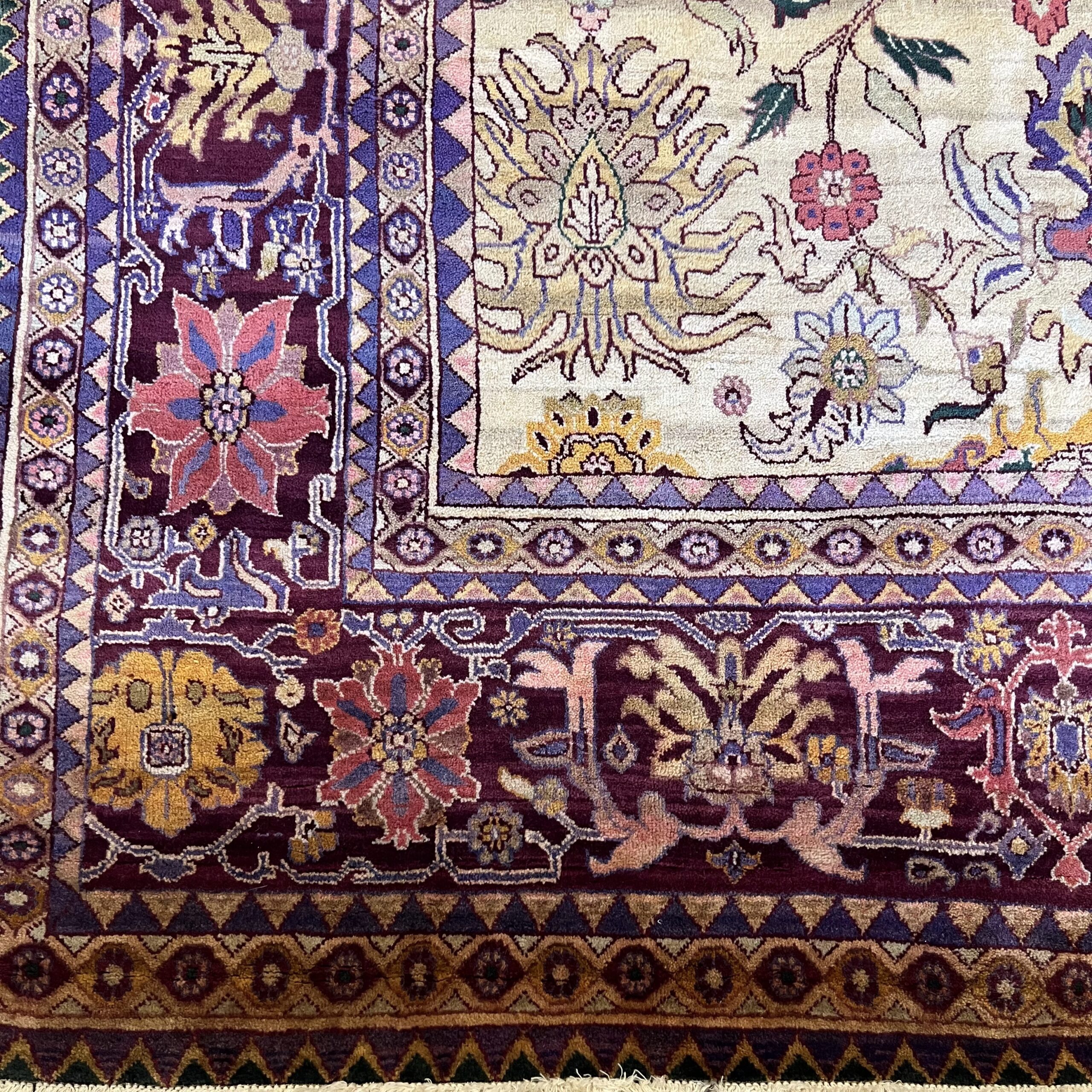 Indian Agra Rug - 9'x14'4 - Coast Consignment