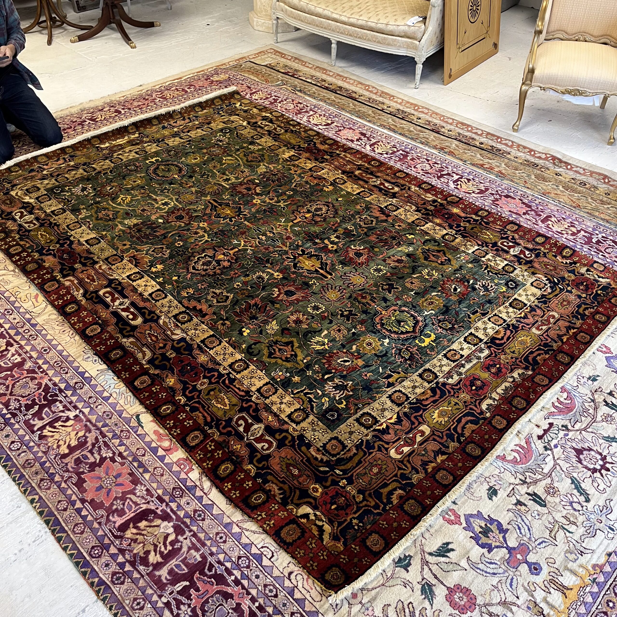 Ararat Kerman Indo-Persian Rug - Coast Consignment