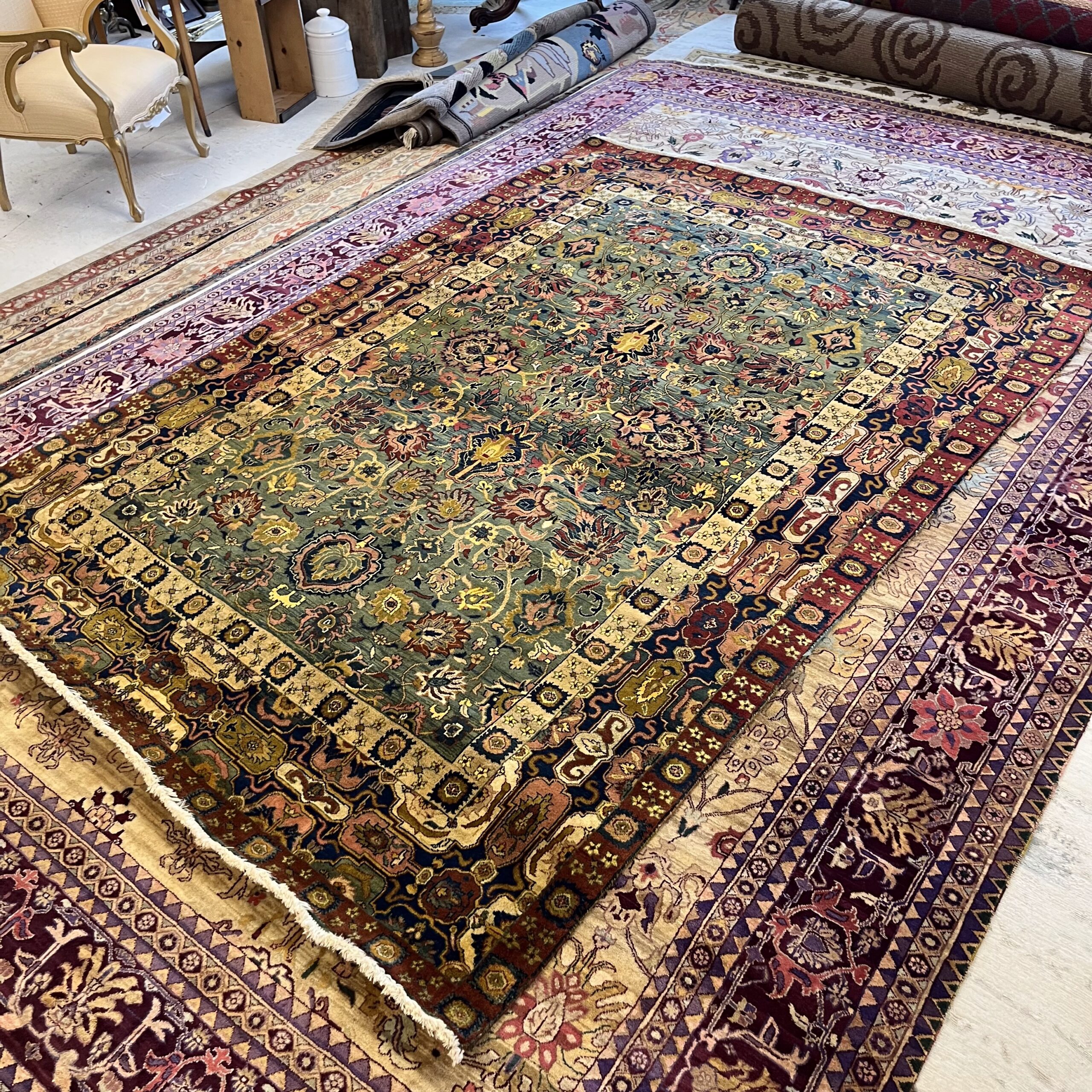 Ararat Kerman Indo-Persian Rug - Coast Consignment