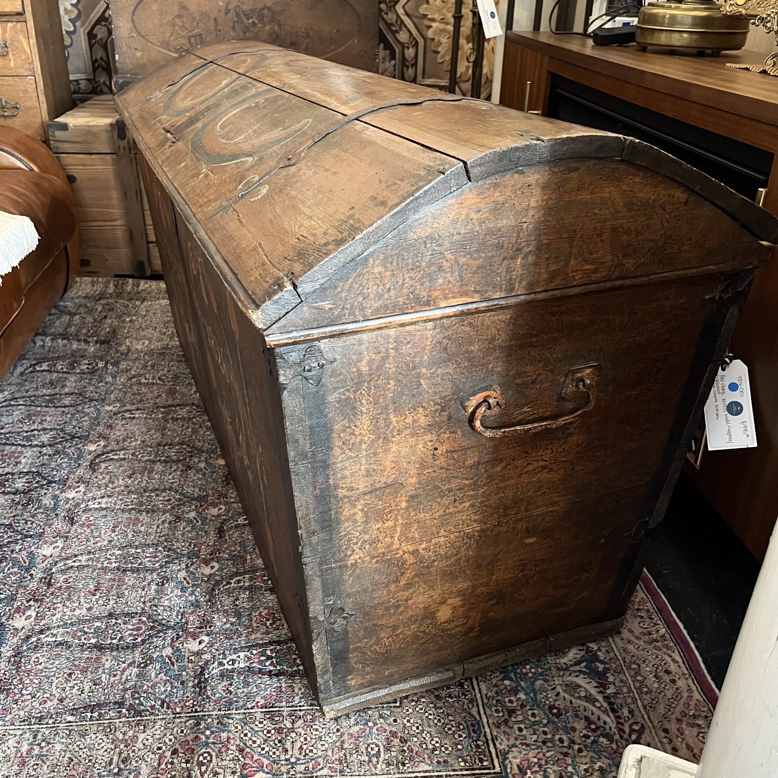 Antique Swedish Bridal Trunk - Coast Consignment