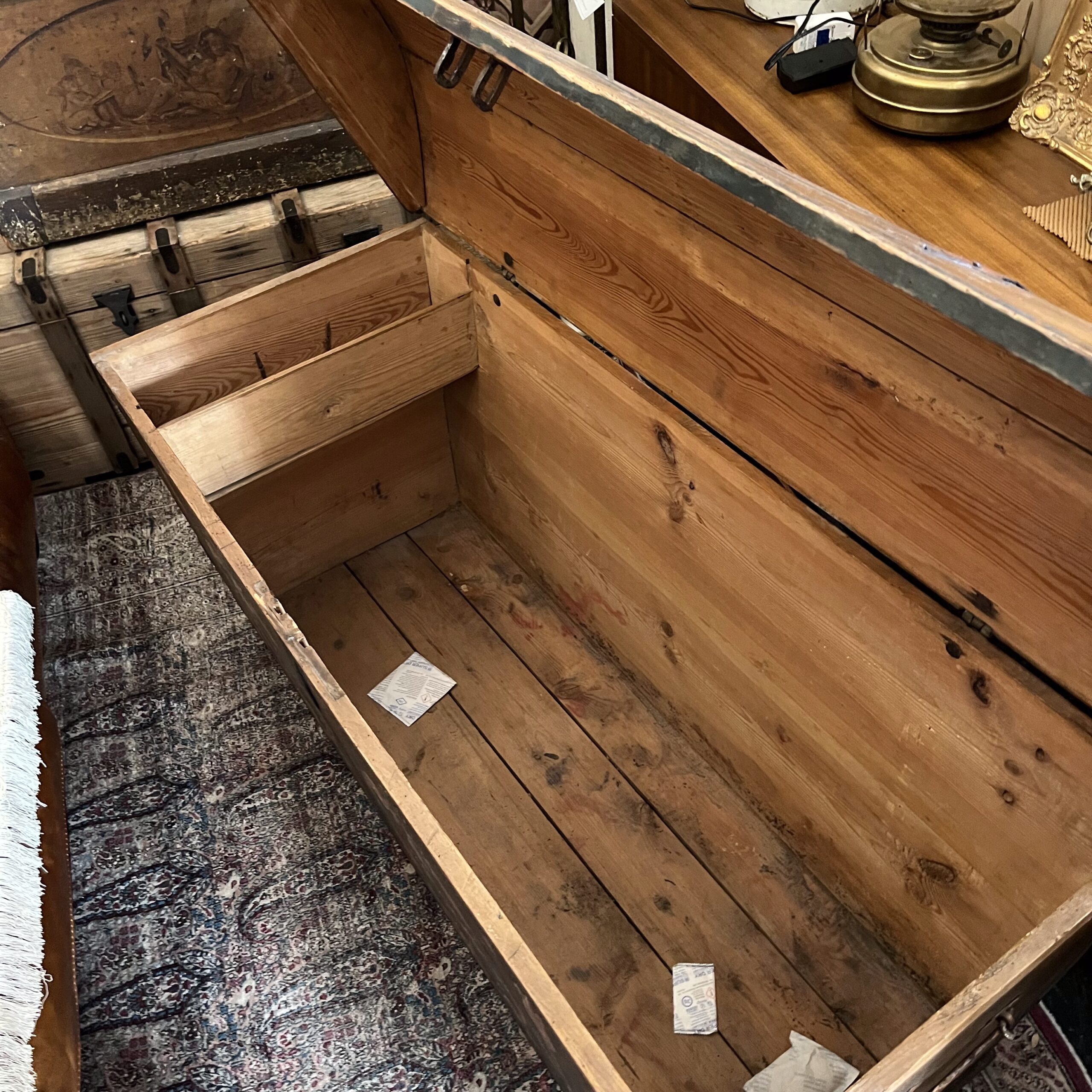 Antique Swedish Bridal Trunk - Coast Consignment