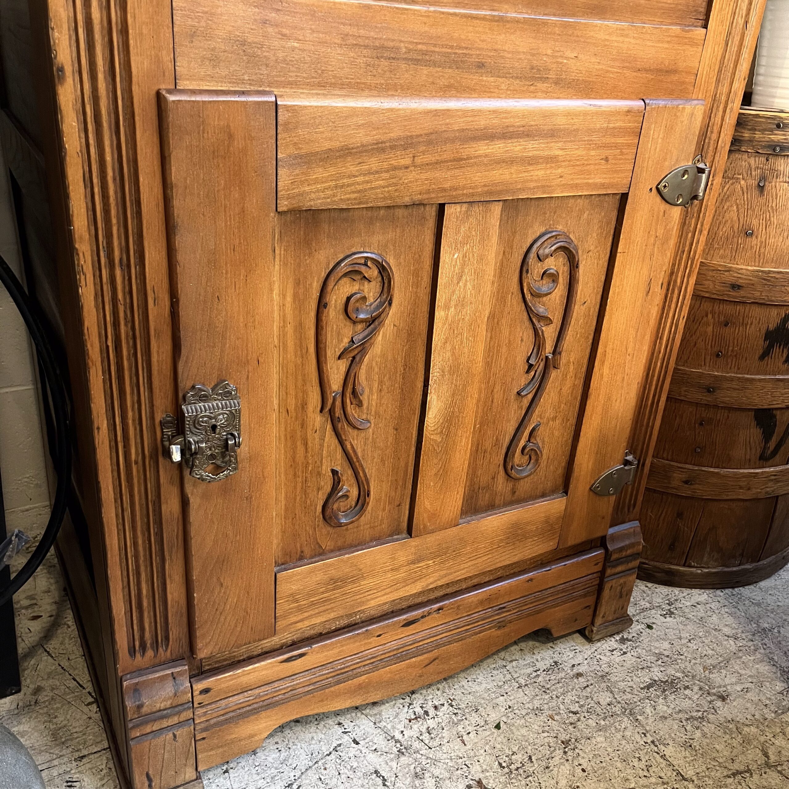 Antique Ice Box - Coast Consignment