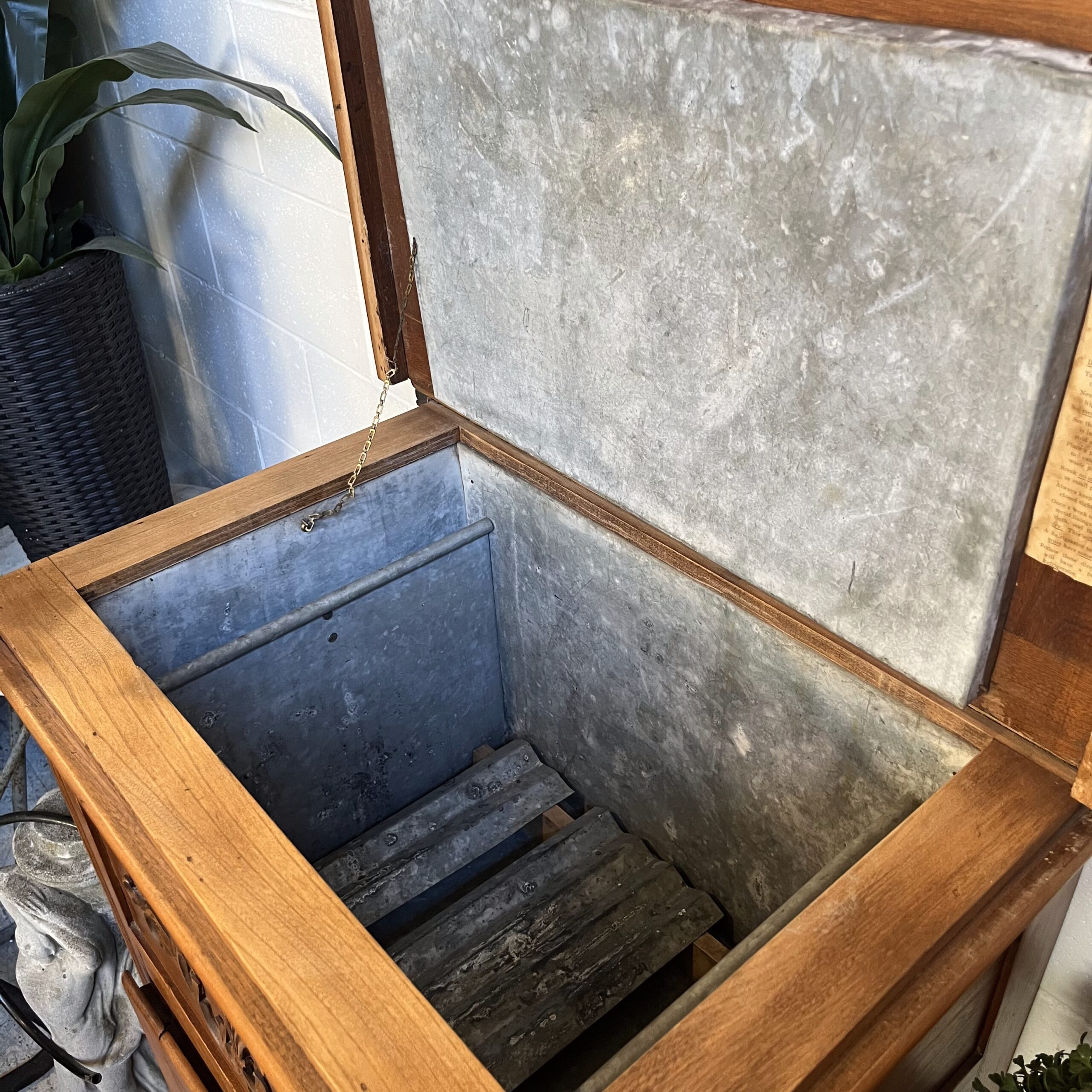 Antique Ice Box - Coast Consignment
