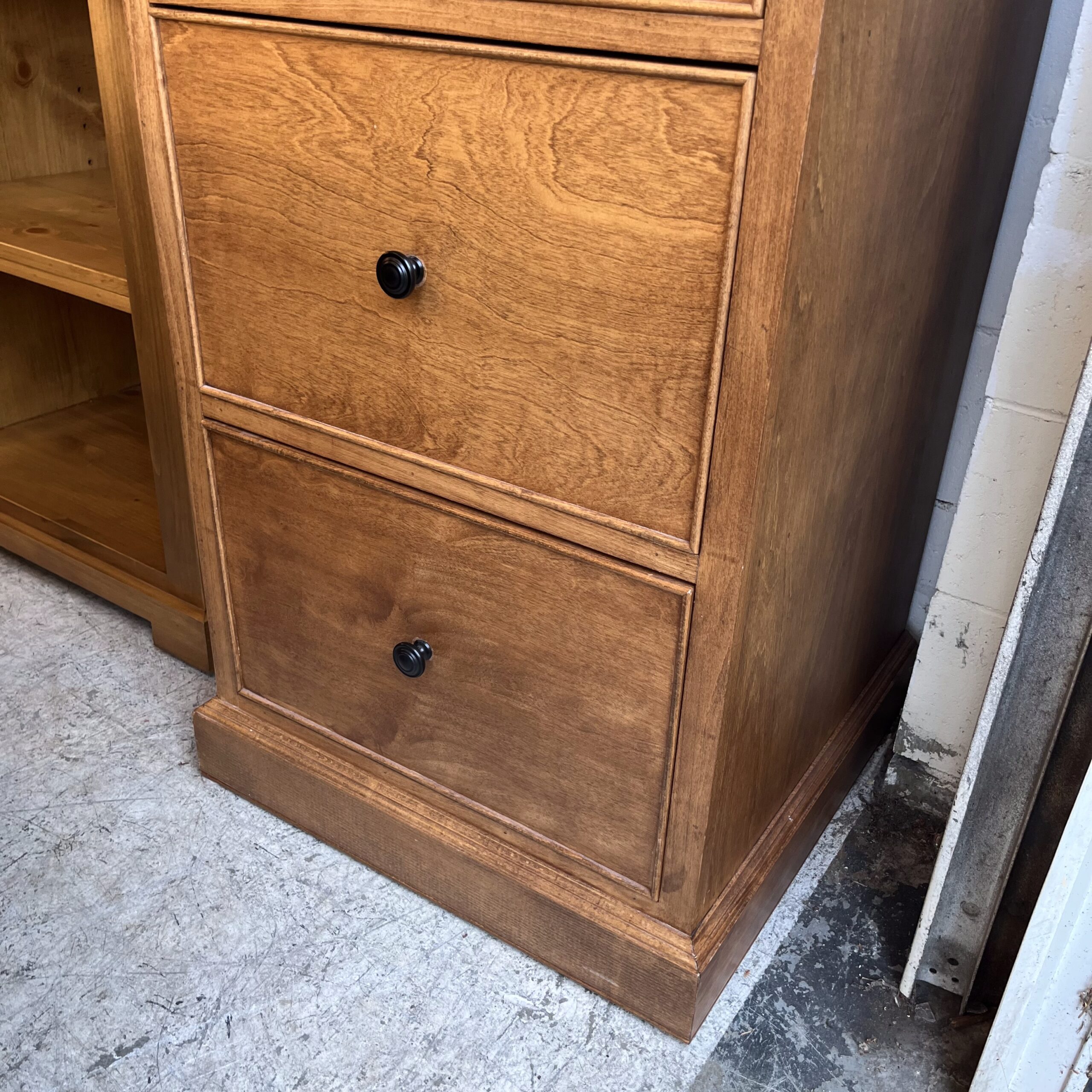 Maple 4-Drawer Filing Cabinet - Coast Consignment