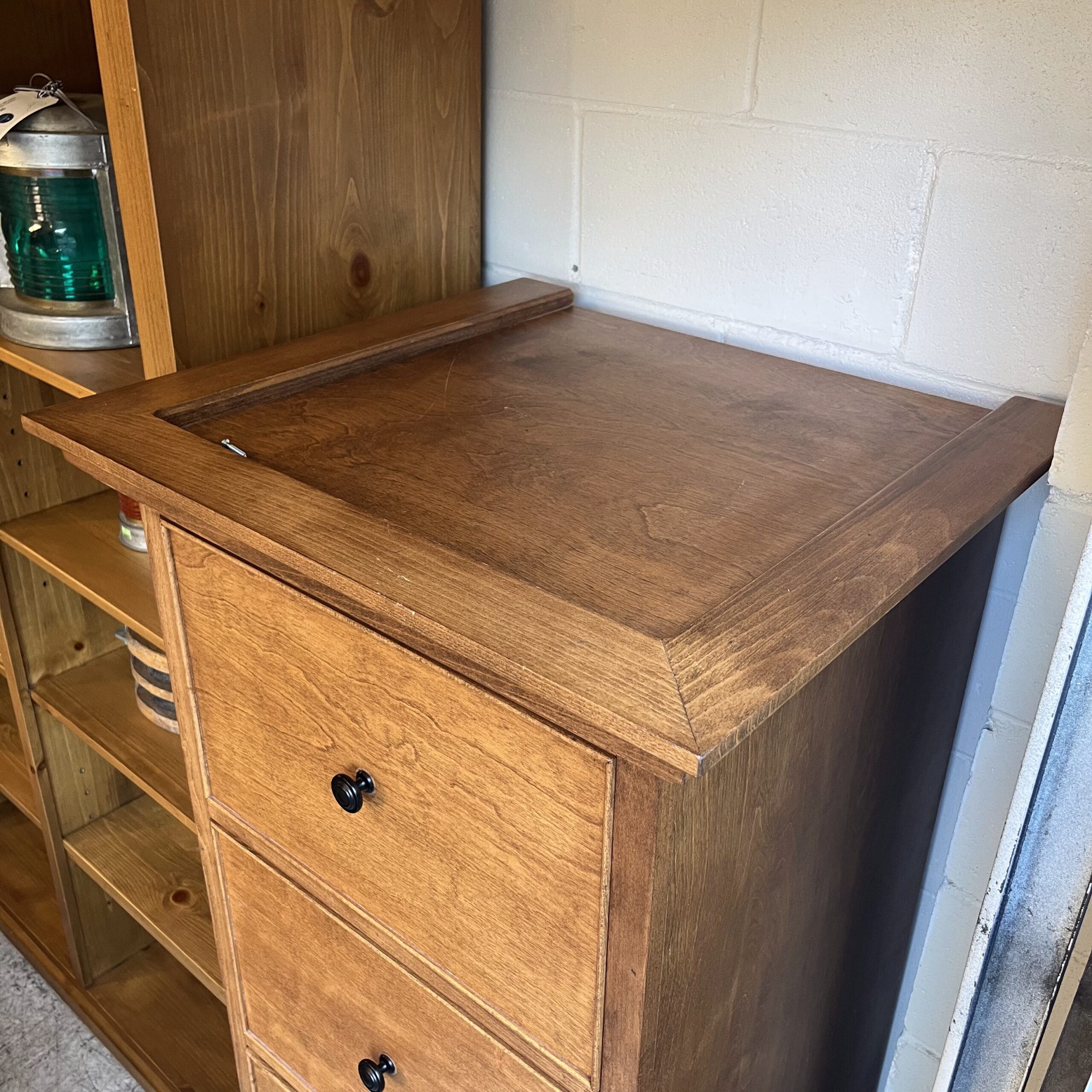 Maple 4-Drawer Filing Cabinet - Coast Consignment