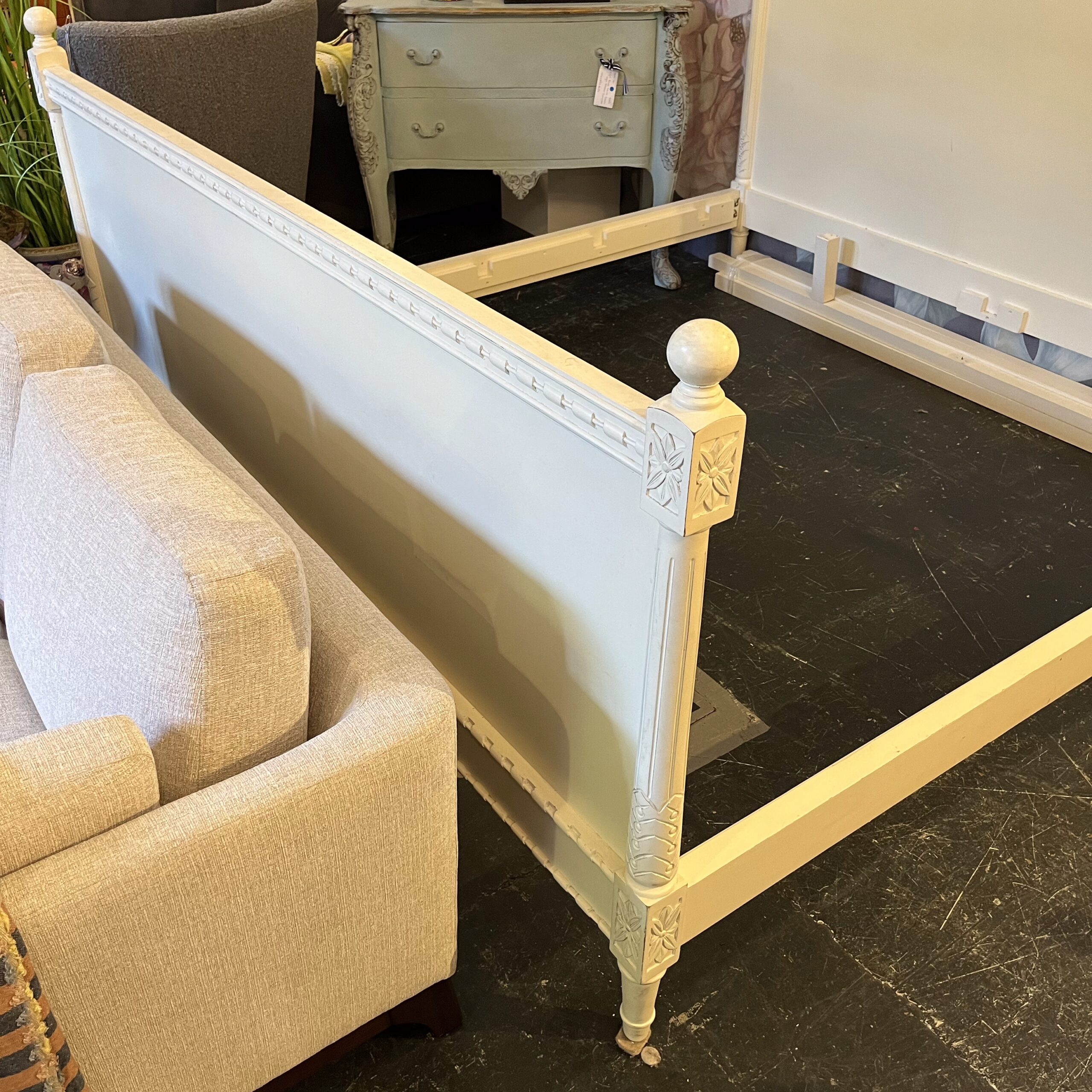 Scandinavian Style King Bed Frame - Coast Consignment