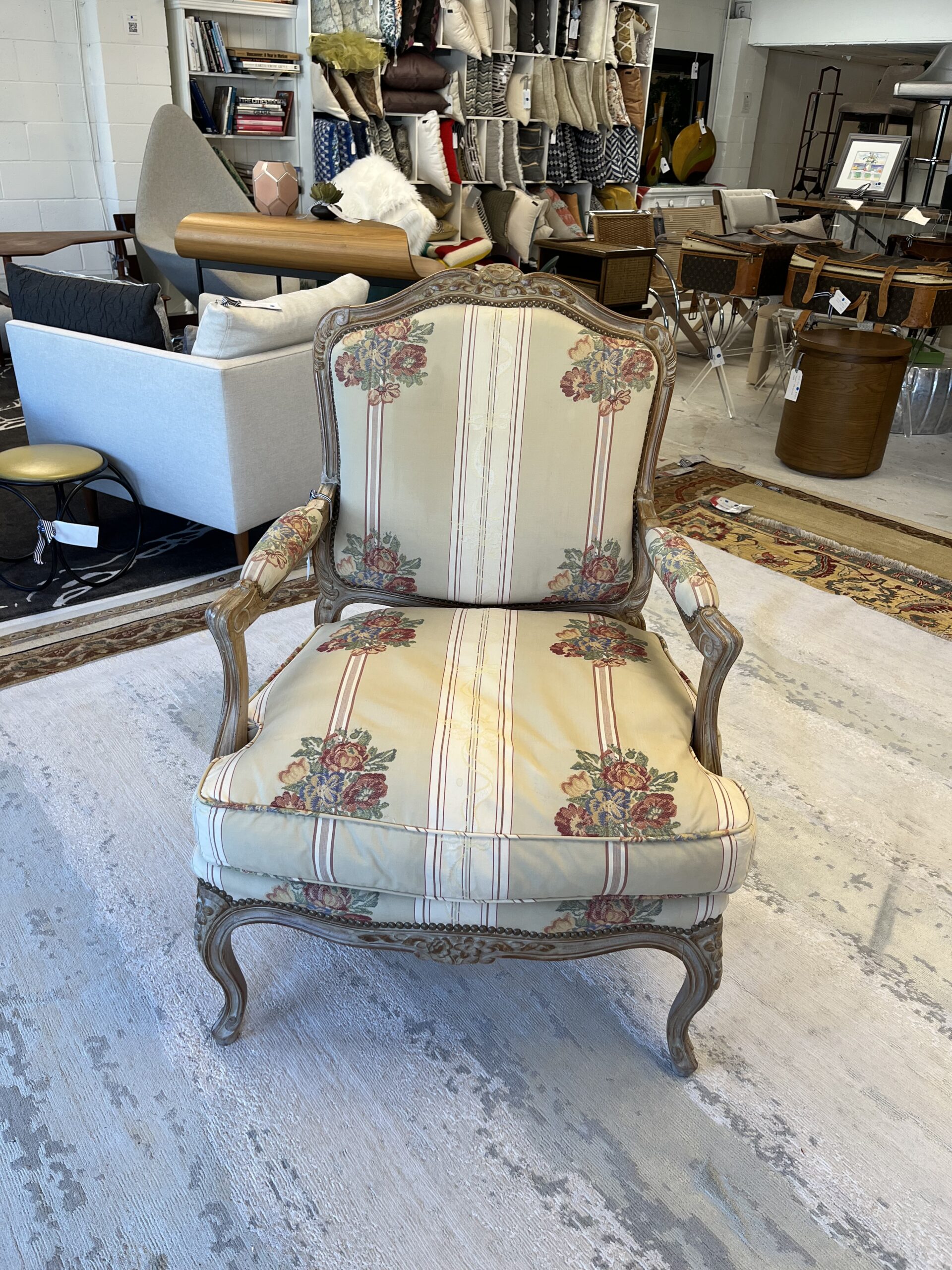 Louis XVI Bergere Chairs - Coast Consignment