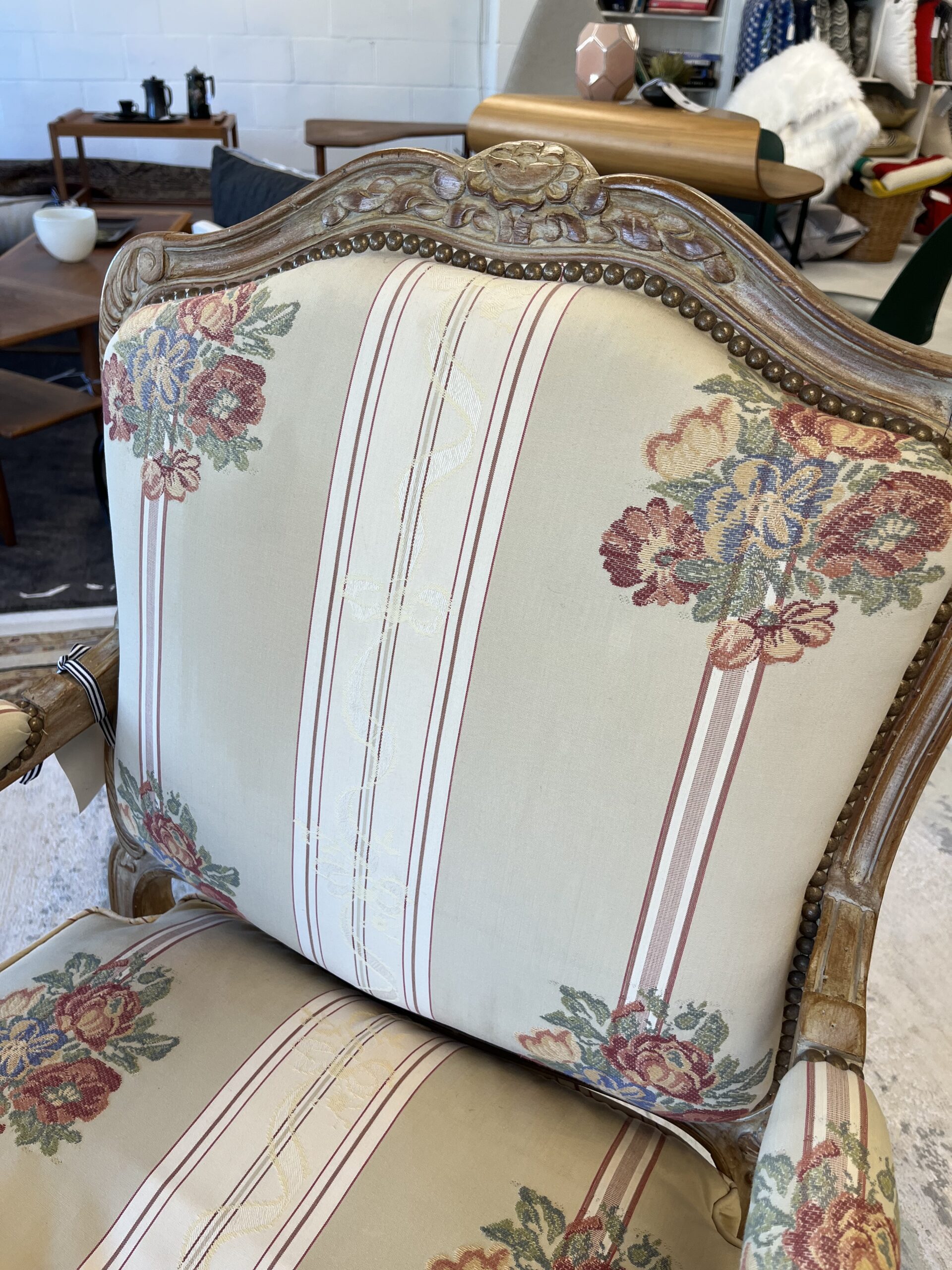 Louis XVI Bergere Chairs - Coast Consignment