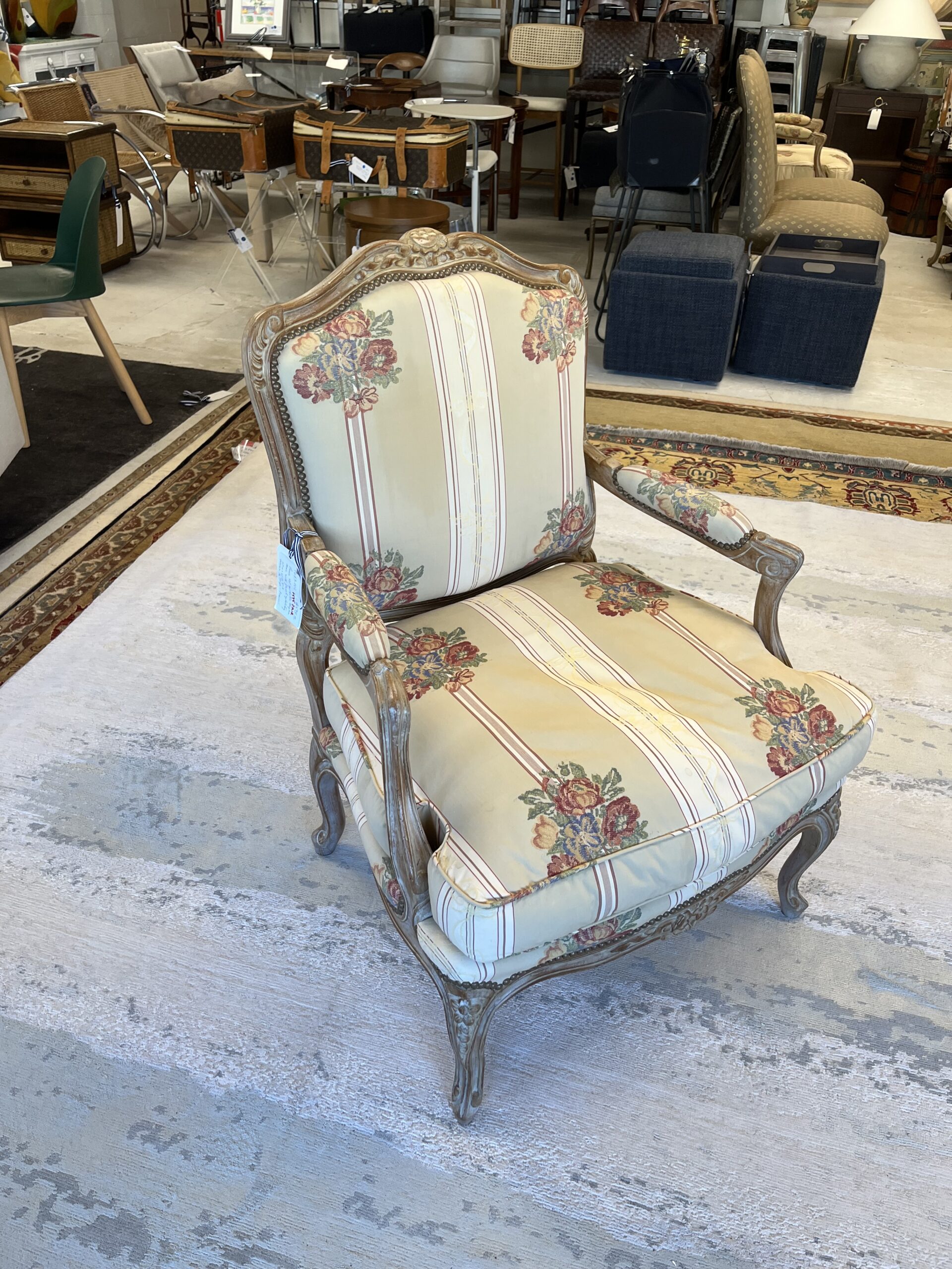 Louis XVI Bergere Chairs - Coast Consignment