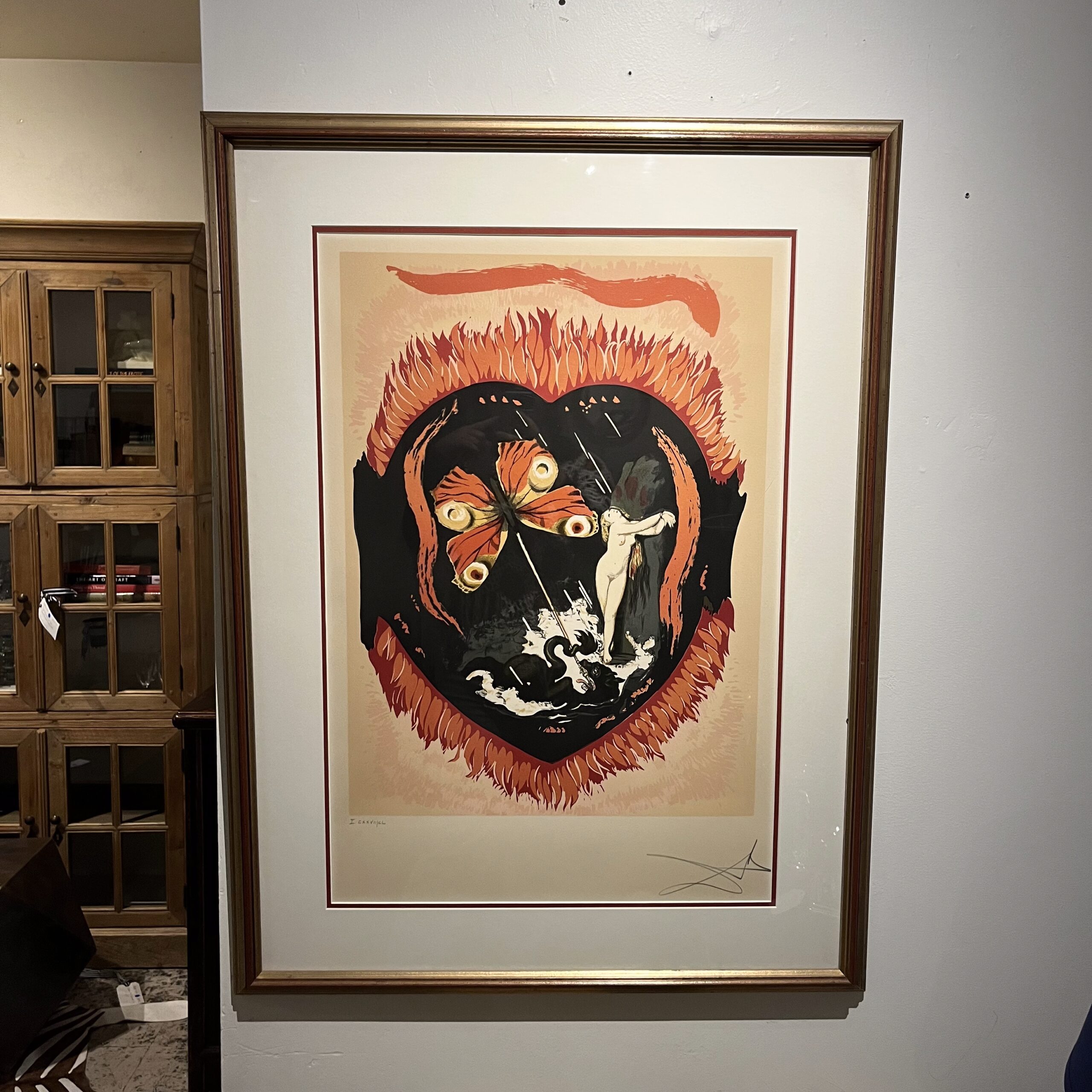 Salvador Dali (1904-1989) "Le Triomphe" Signed Lithographic Print