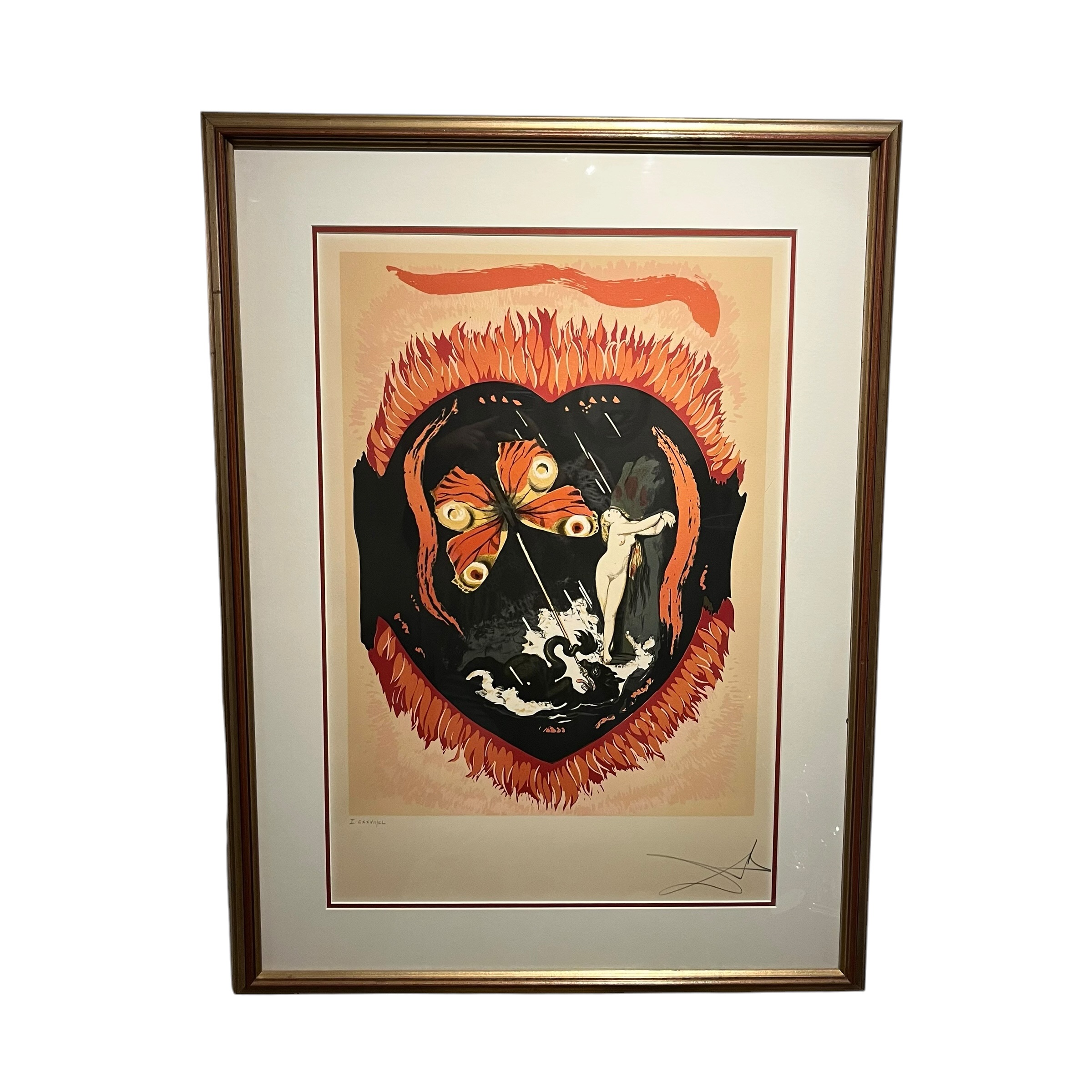 Salvador Dali (1904-1989) "Le Triomphe" Signed Lithographic Print
