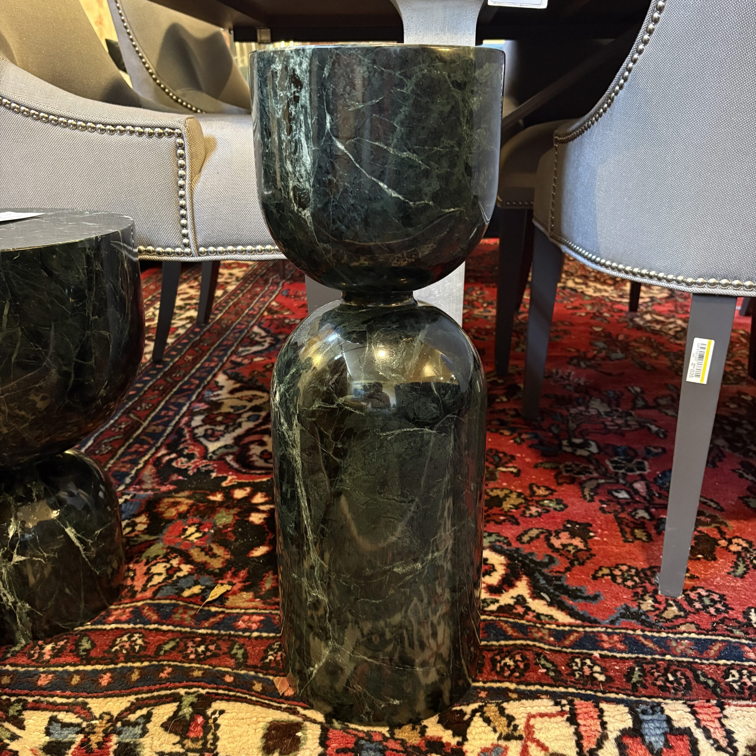 Mobital 'Apothecary' End Table in Marmo Verde