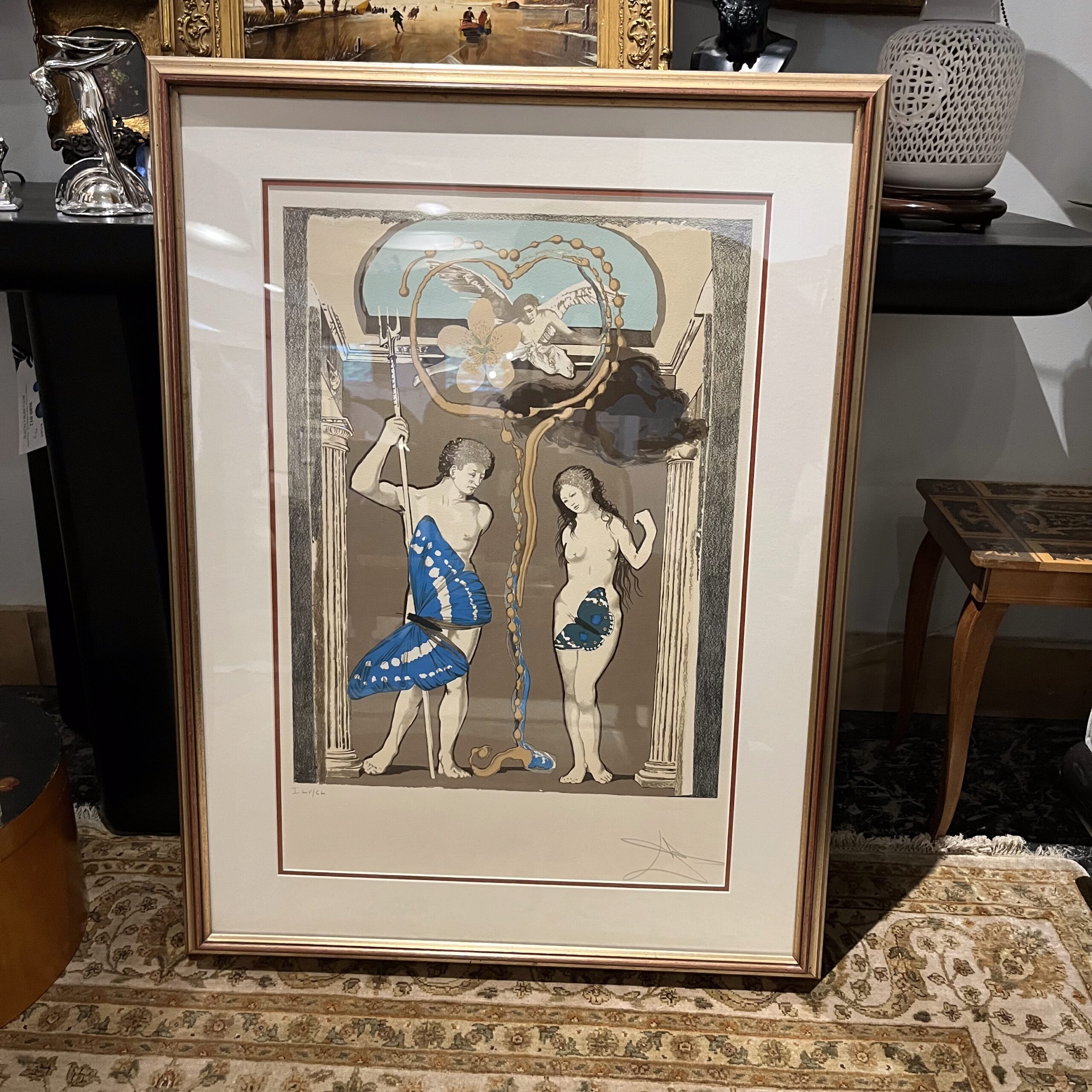 Salvador Dali (1904-1989) "Le Jugement" Signed Lithographic Print - Coast Consignment