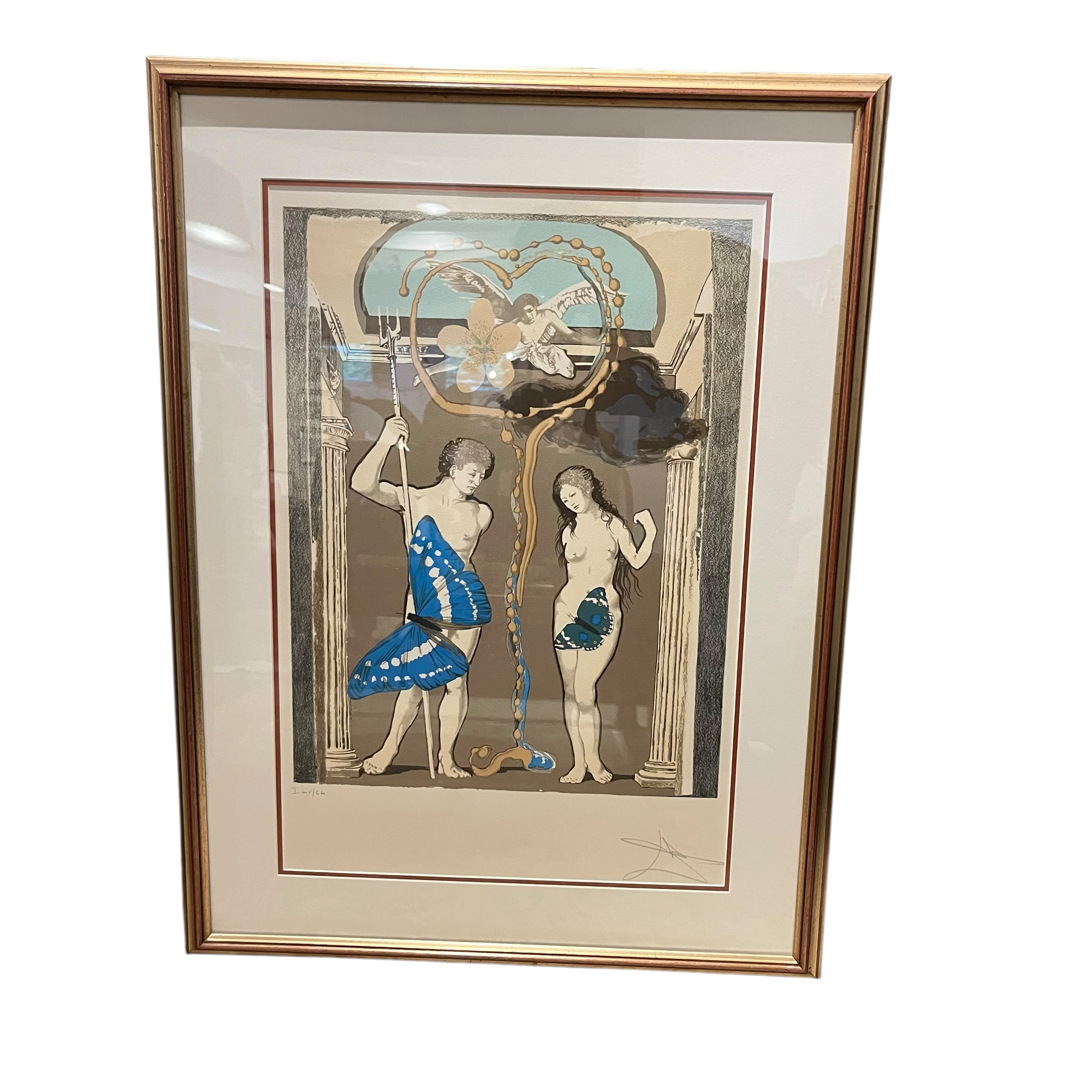 Salvador Dali (1904-1989) "Le Jugement" Signed Lithographic Print - Coast Consignment - image 1