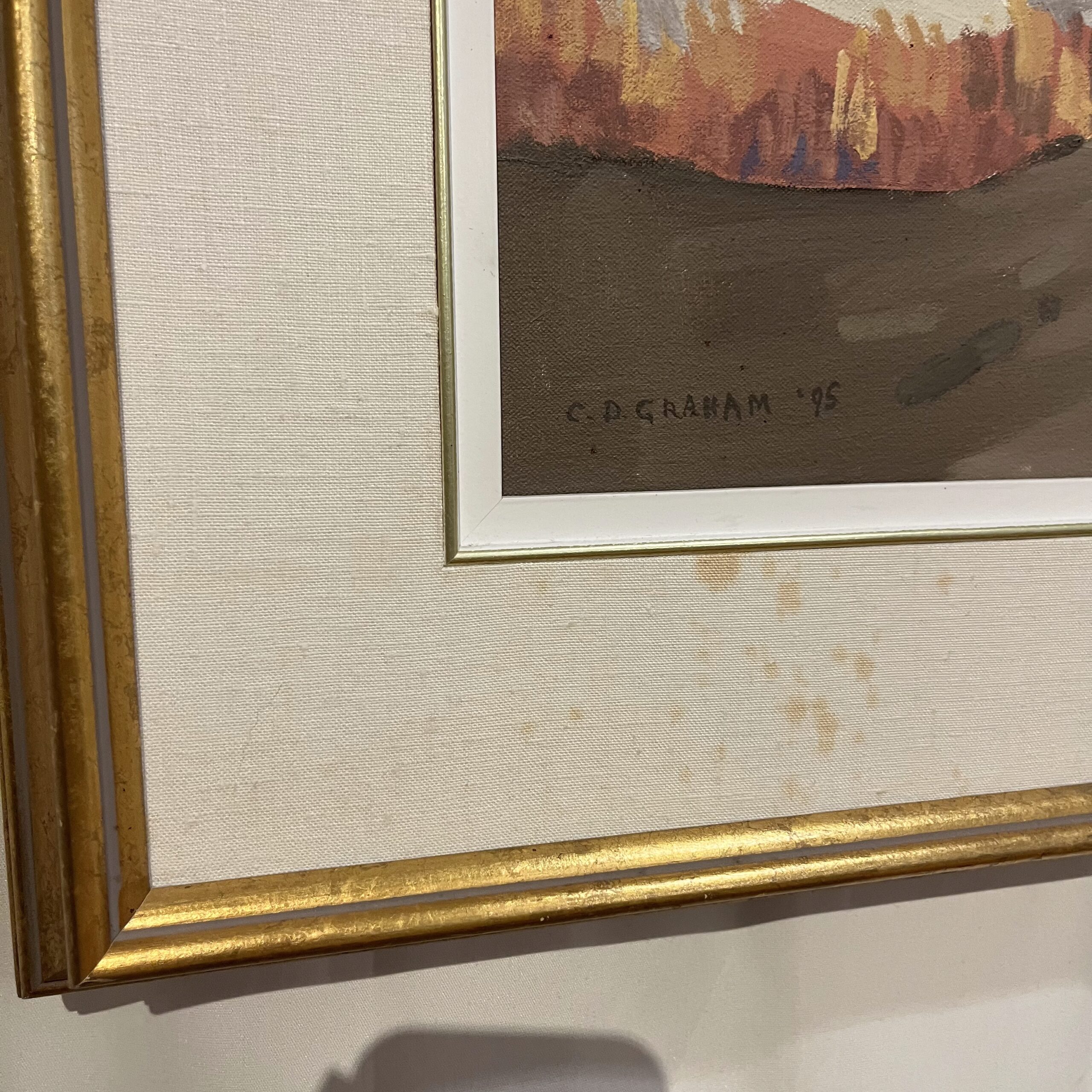 Colin D. Graham (1915-2010) "Distant Lake" Oil on Canvas - Coast Consignment