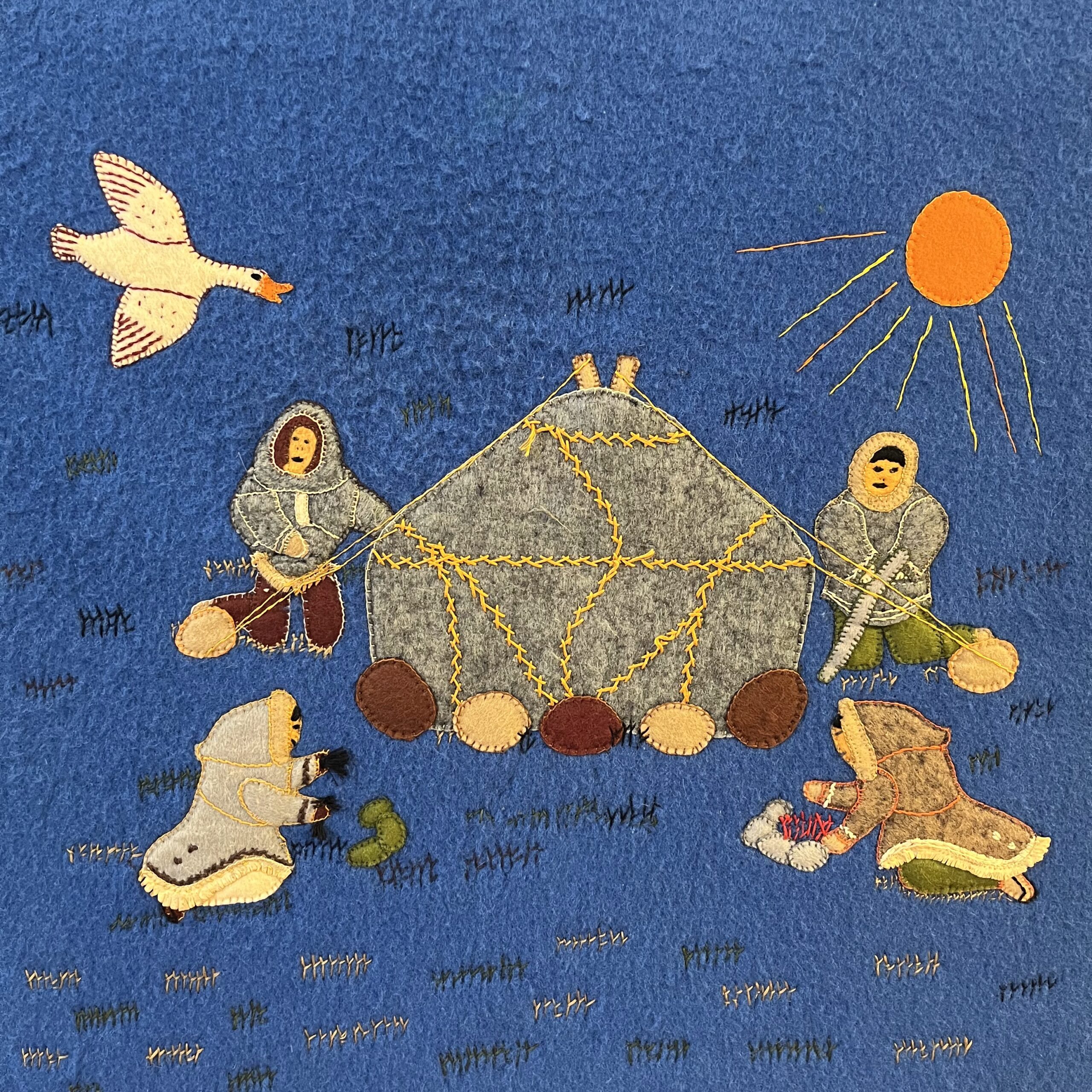 Traditional Inuit Wall Hanging (or Kiluk) - Coast Consignment