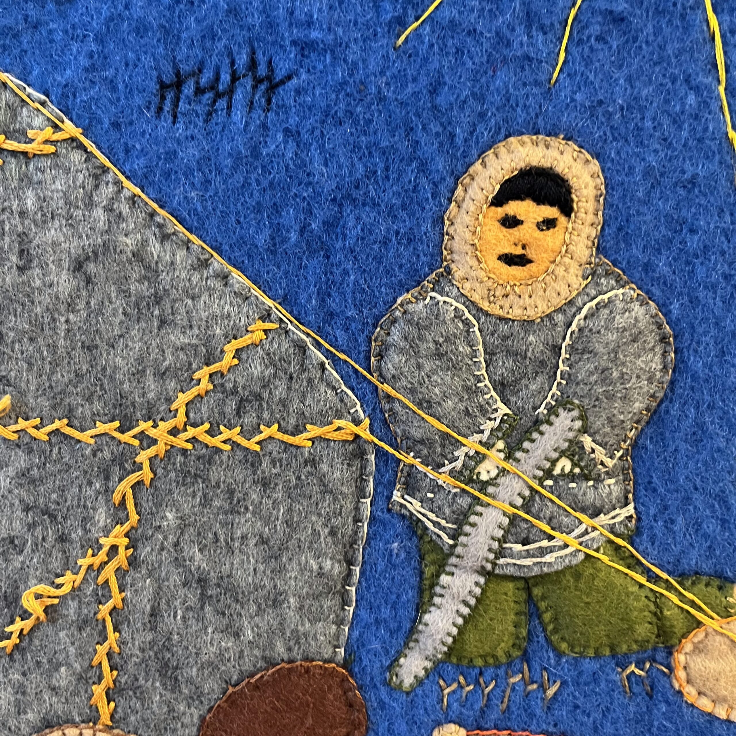 Traditional Inuit Wall Hanging (or Kiluk) - Coast Consignment