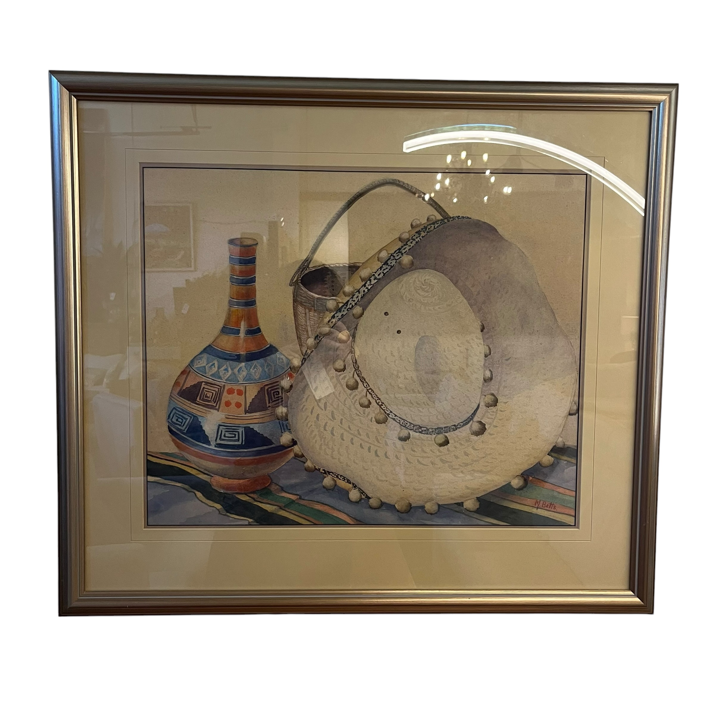 Grace May Betts (1883-1978) Original Southwestern Watercolour - Coast Consignment