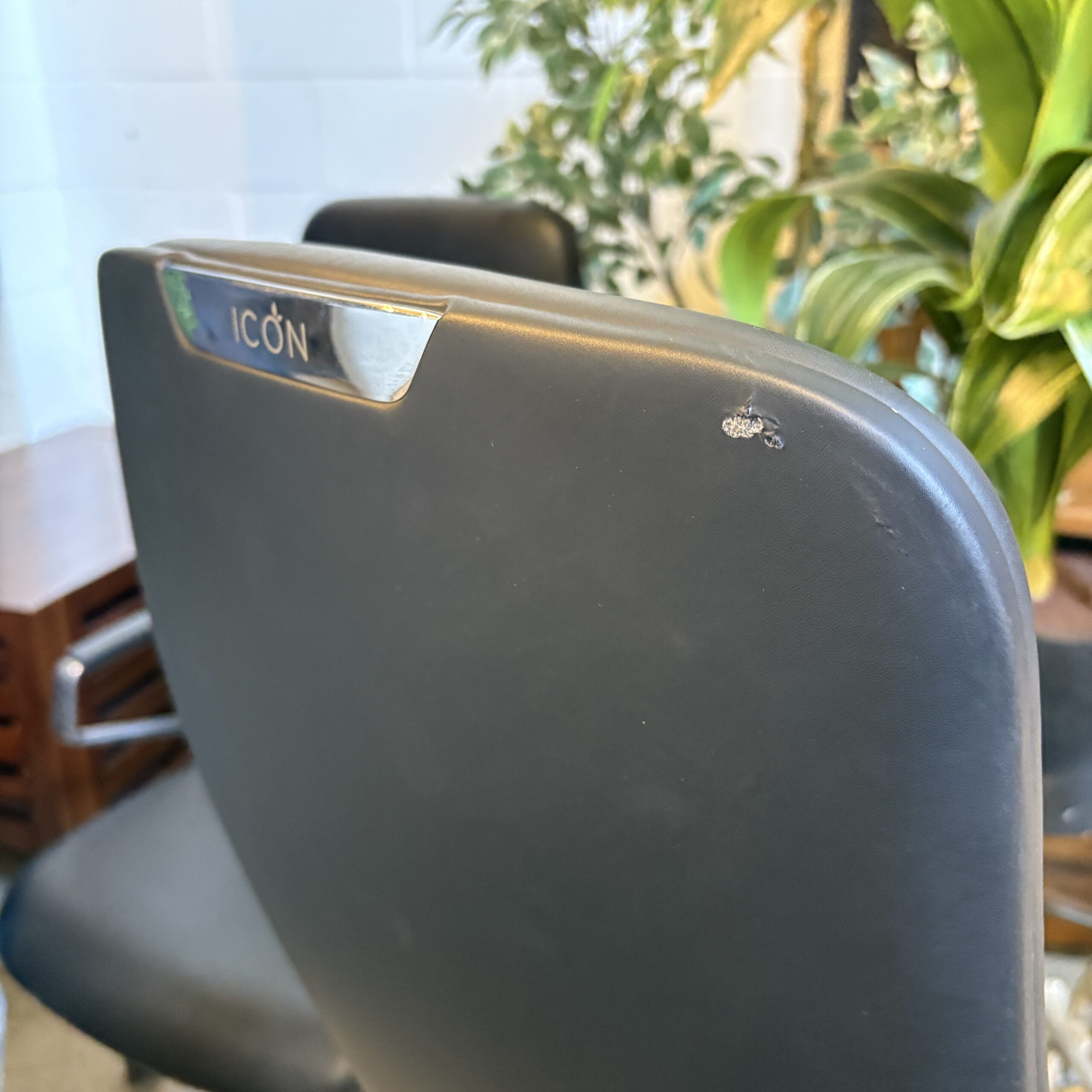 ICON L2 Executive Black Leather Office Chair - Coast Consignment