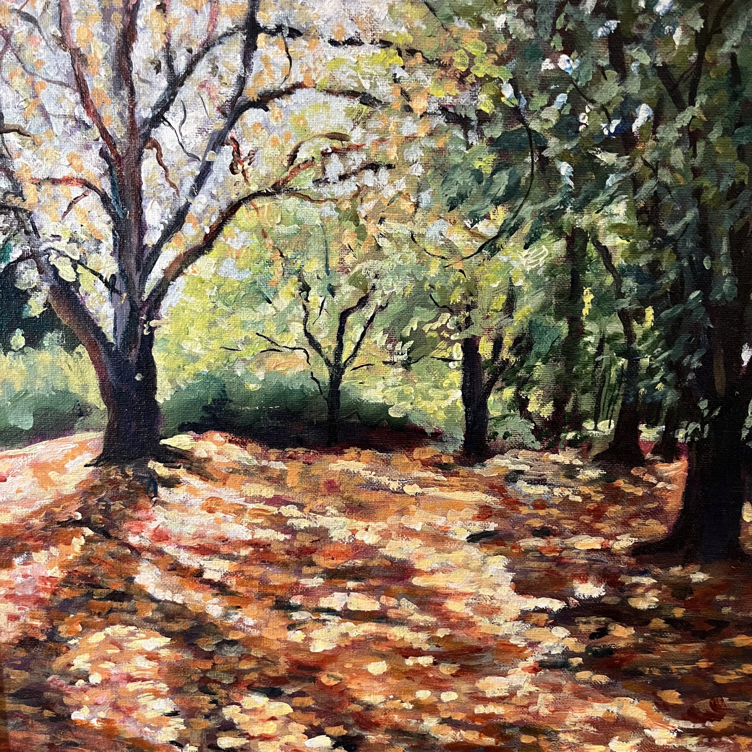 Autumnal Scene by L. Wellman - Coast Consignment